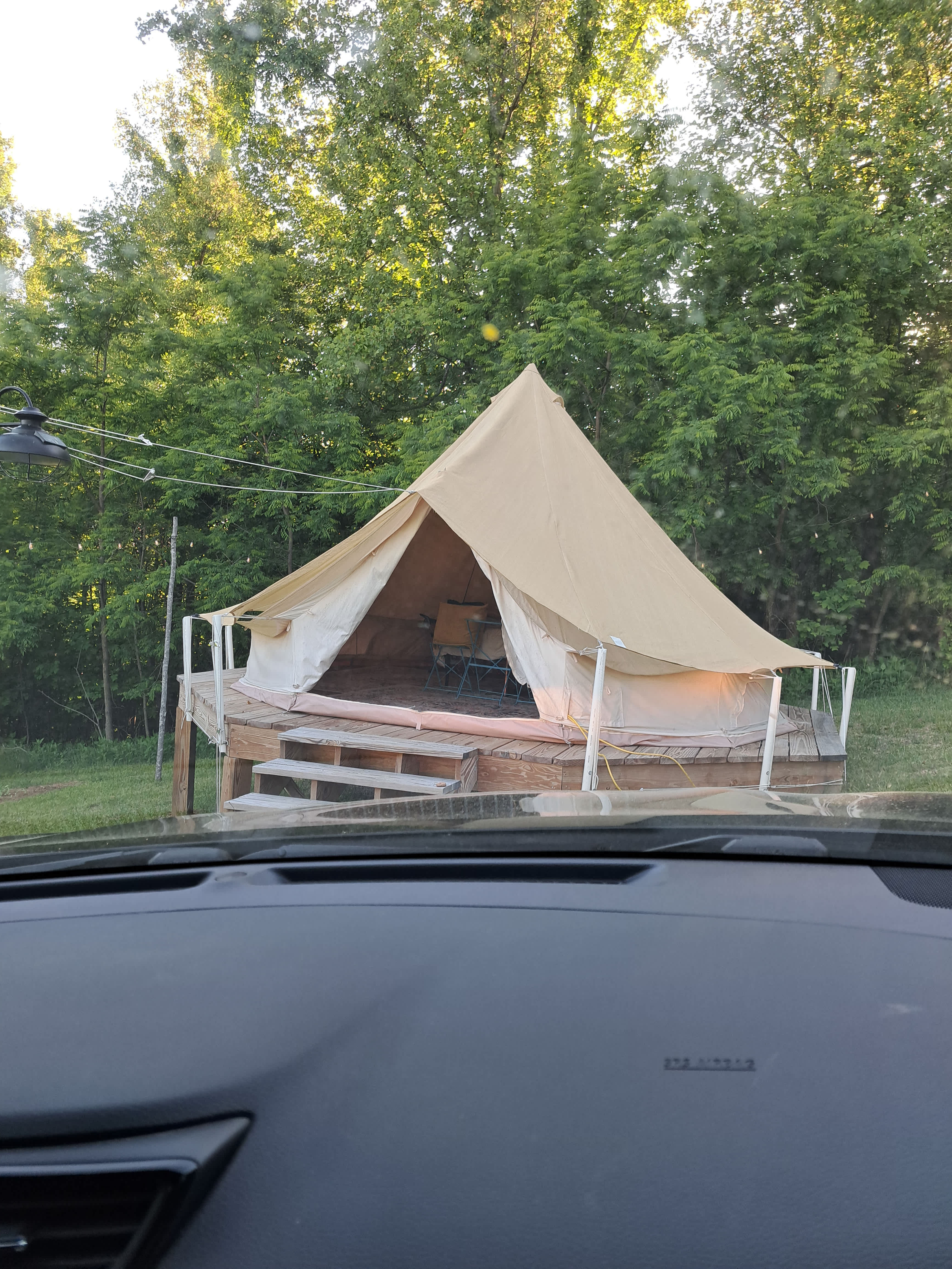 Glamping for sure! Very cool