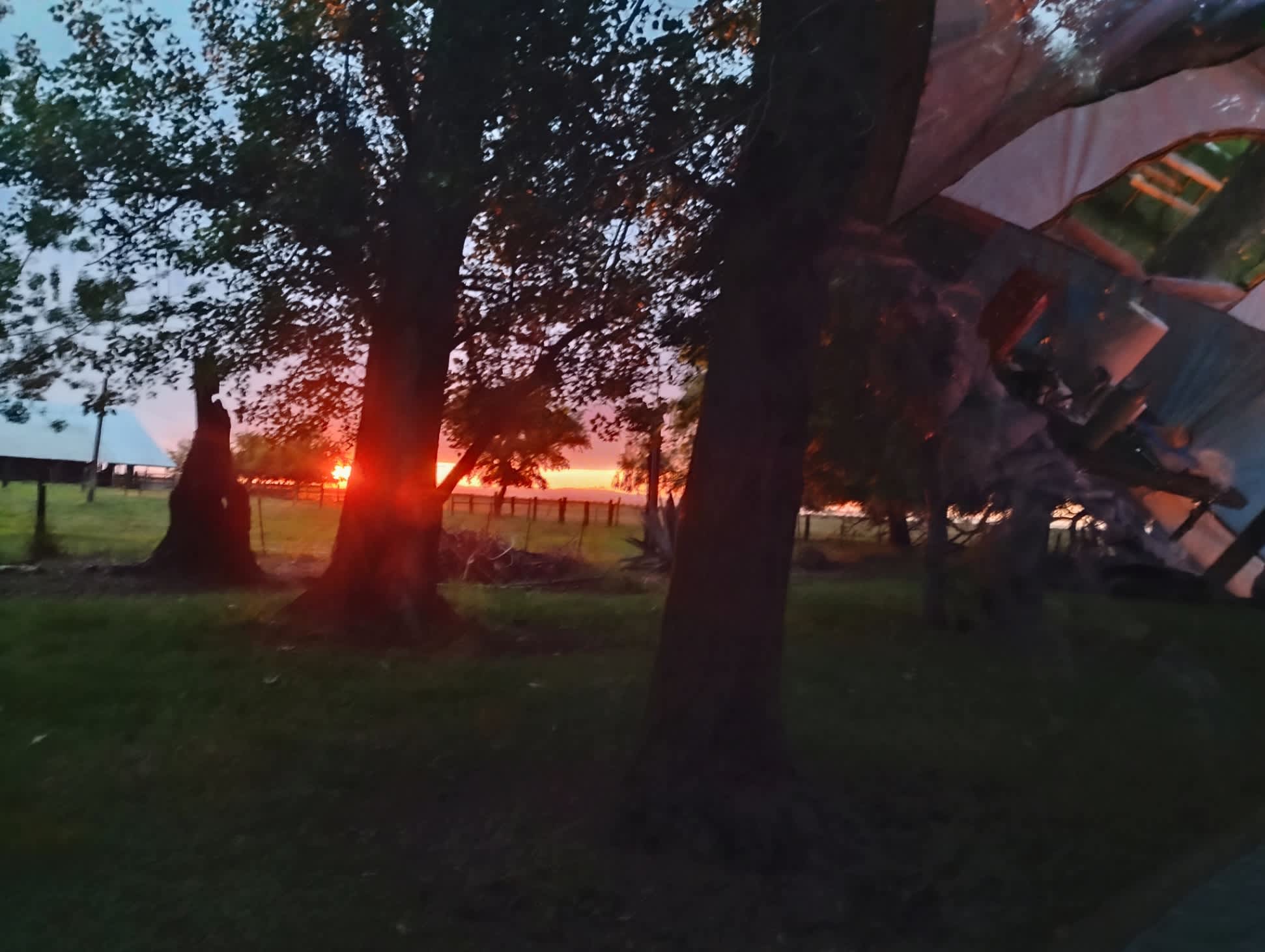 Sunrise over Walden Ranch
