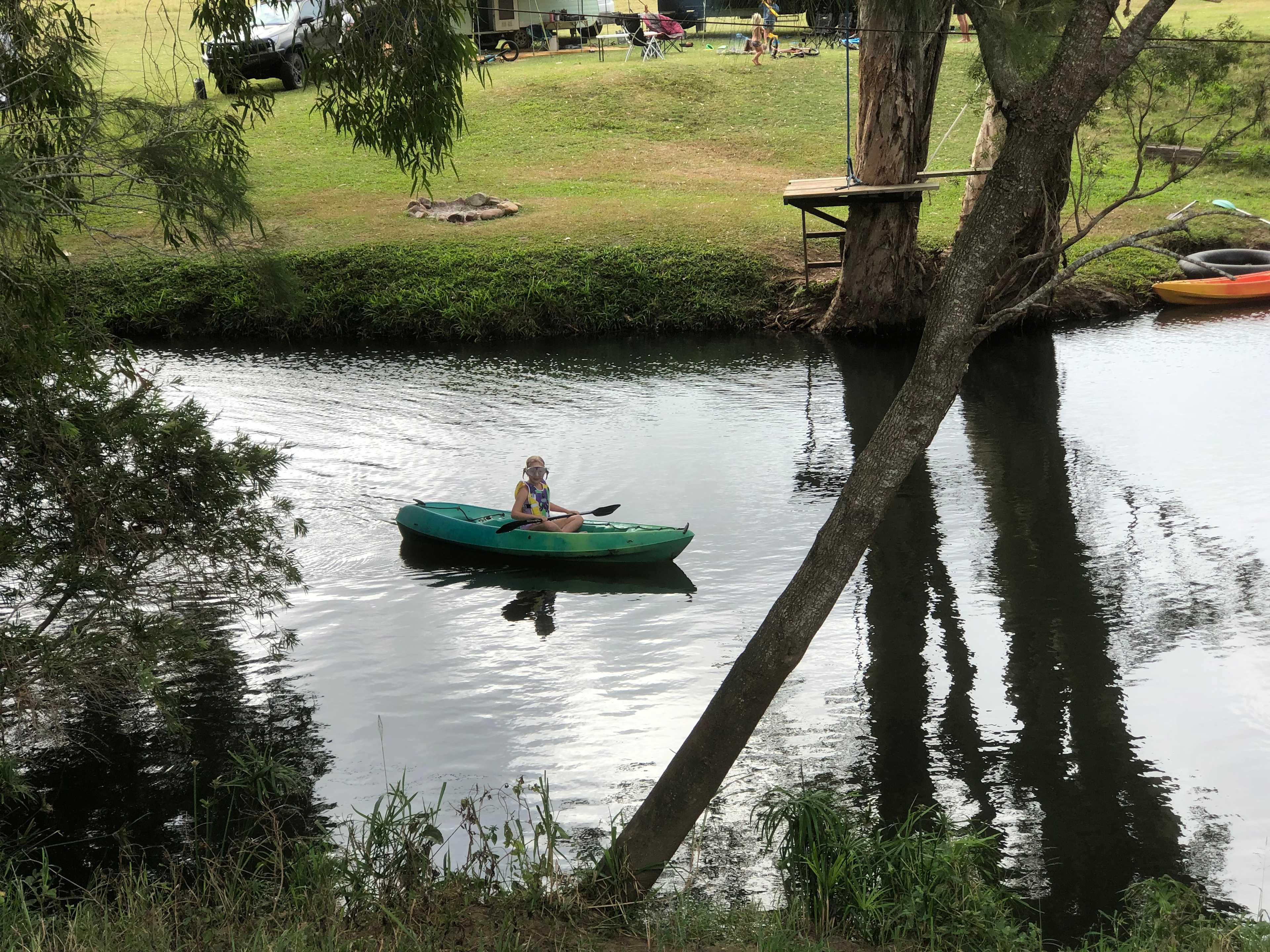 Canoes there for your use