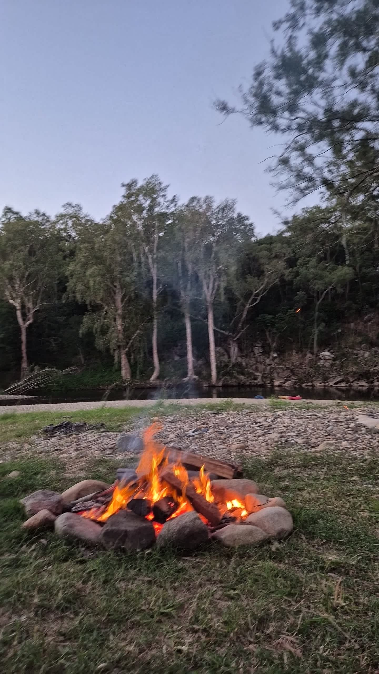 Creek and Antique Camping