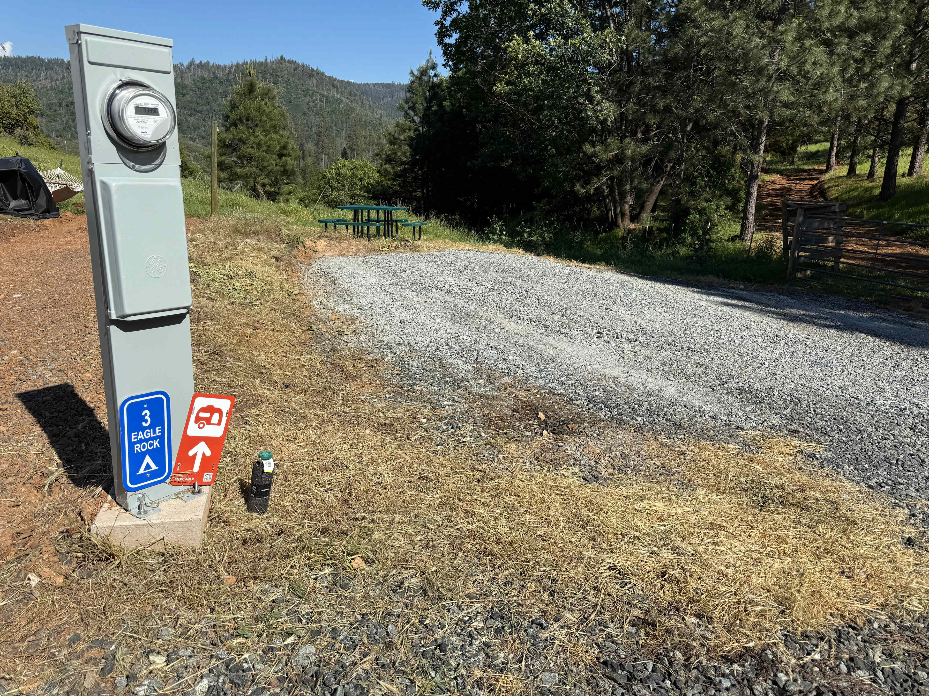 Eagle rock site, labeled number three