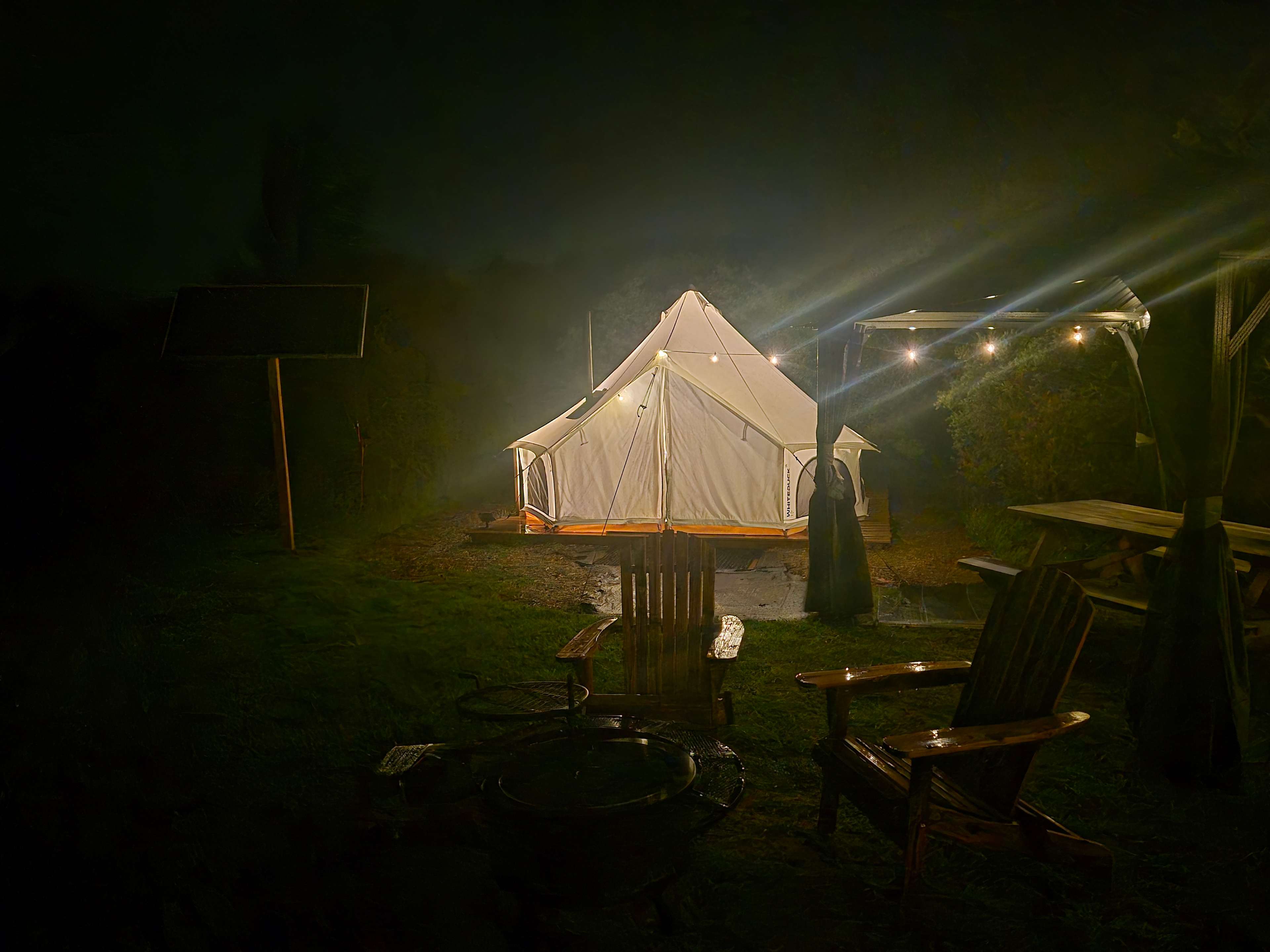 Overgrown Ridge Camp By Letchworth