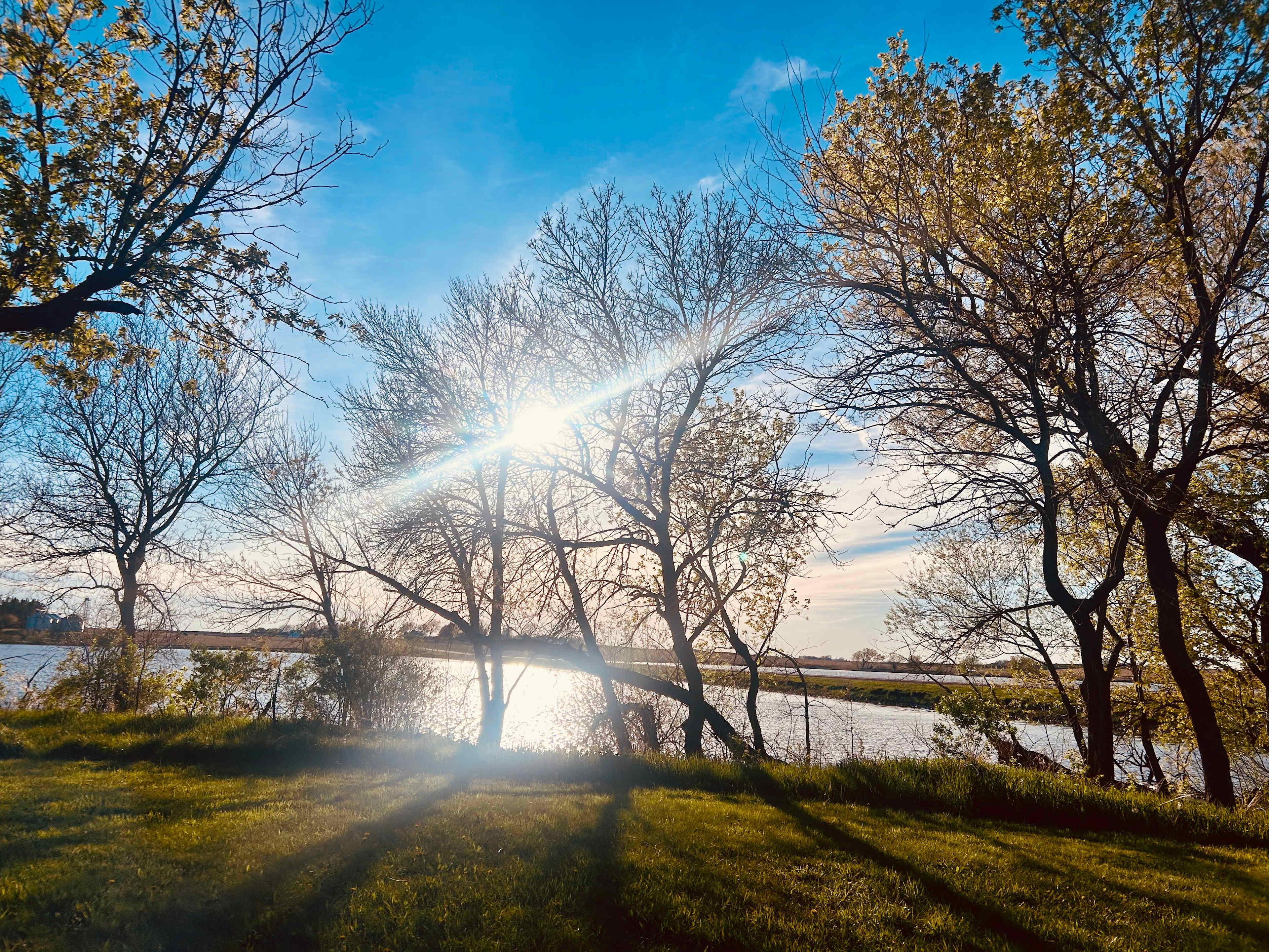 Camping on private lake
