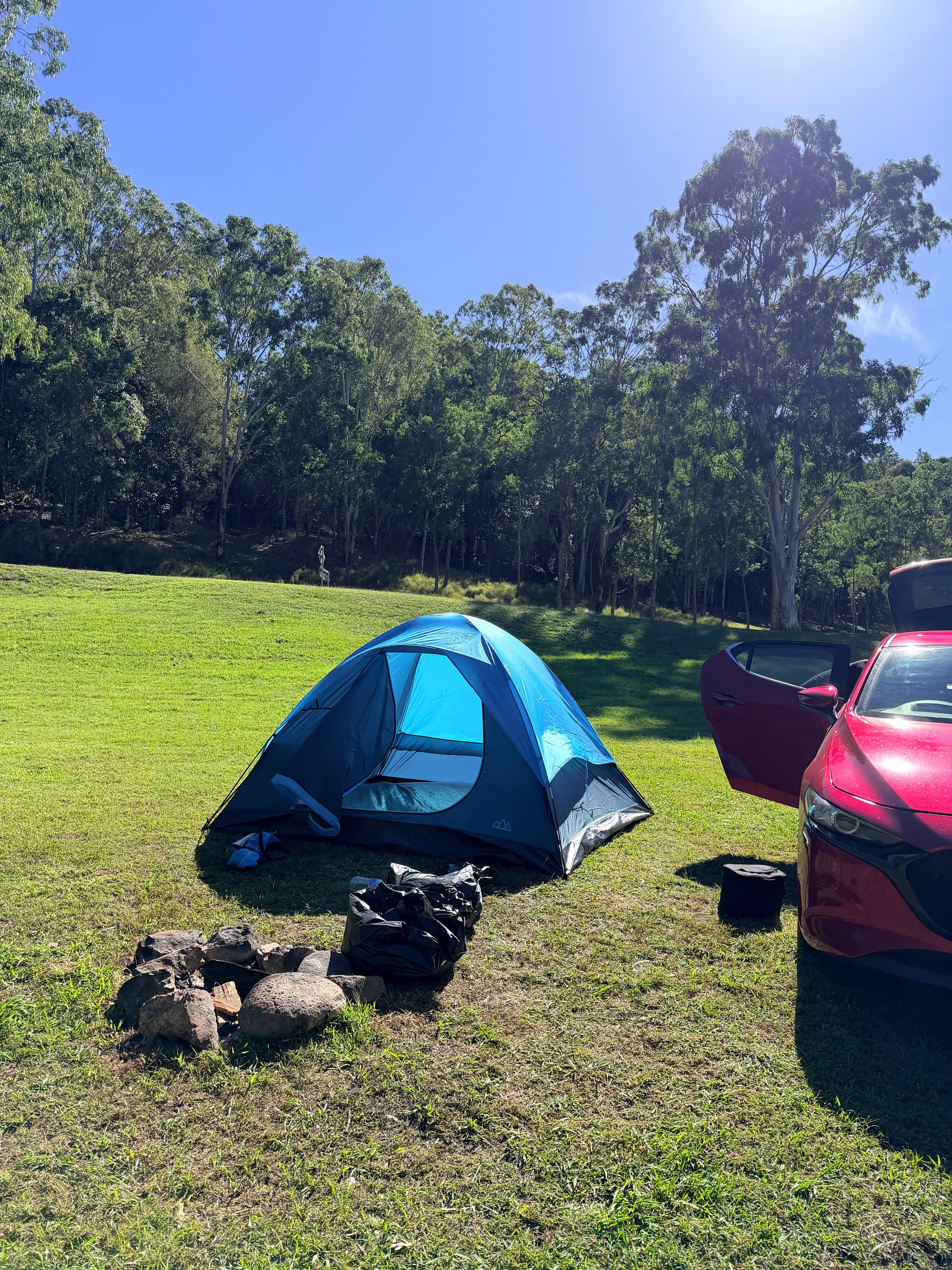 Andrew Drynan Park-Camp with a view
