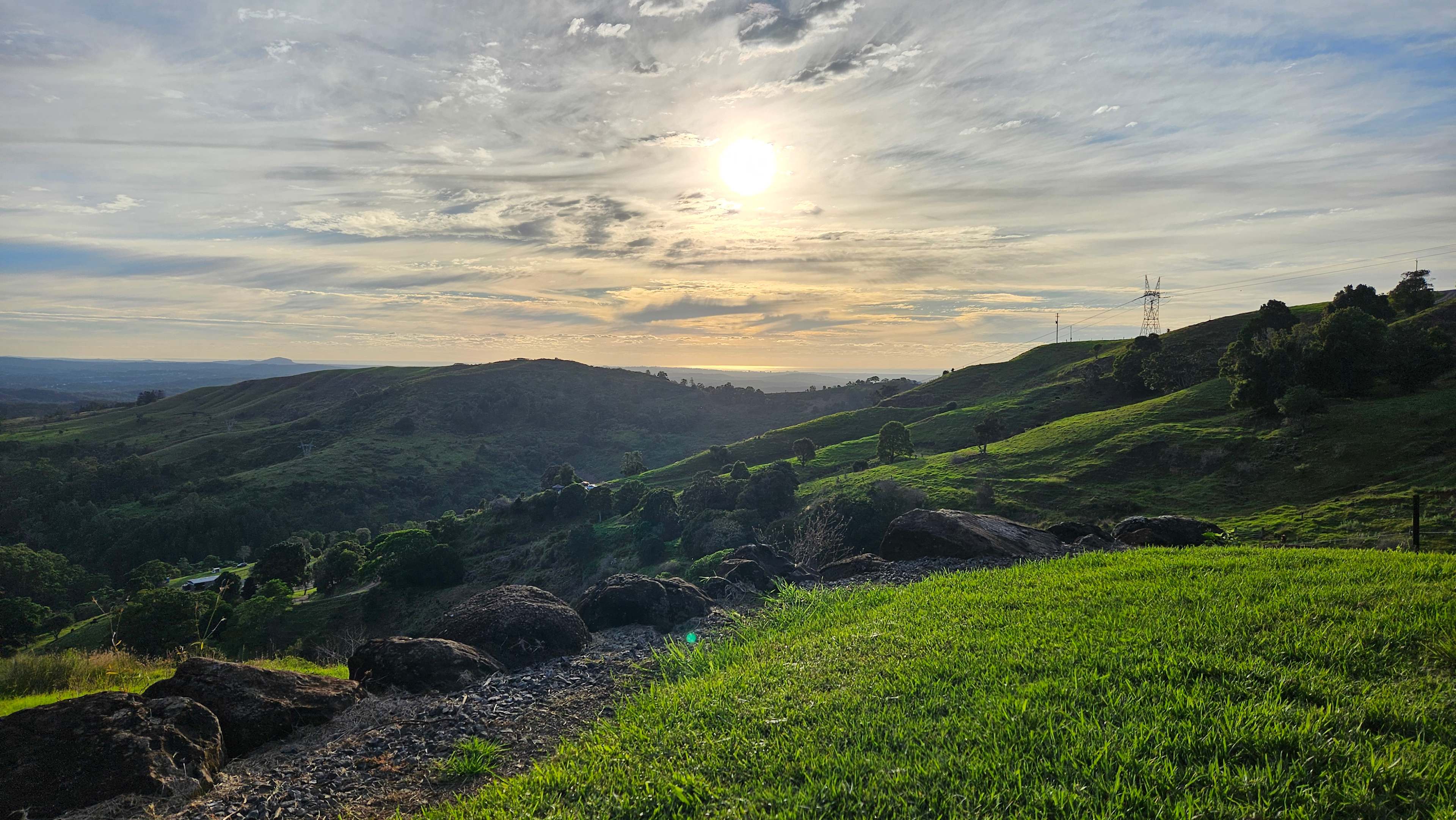 Sunrise from the swag