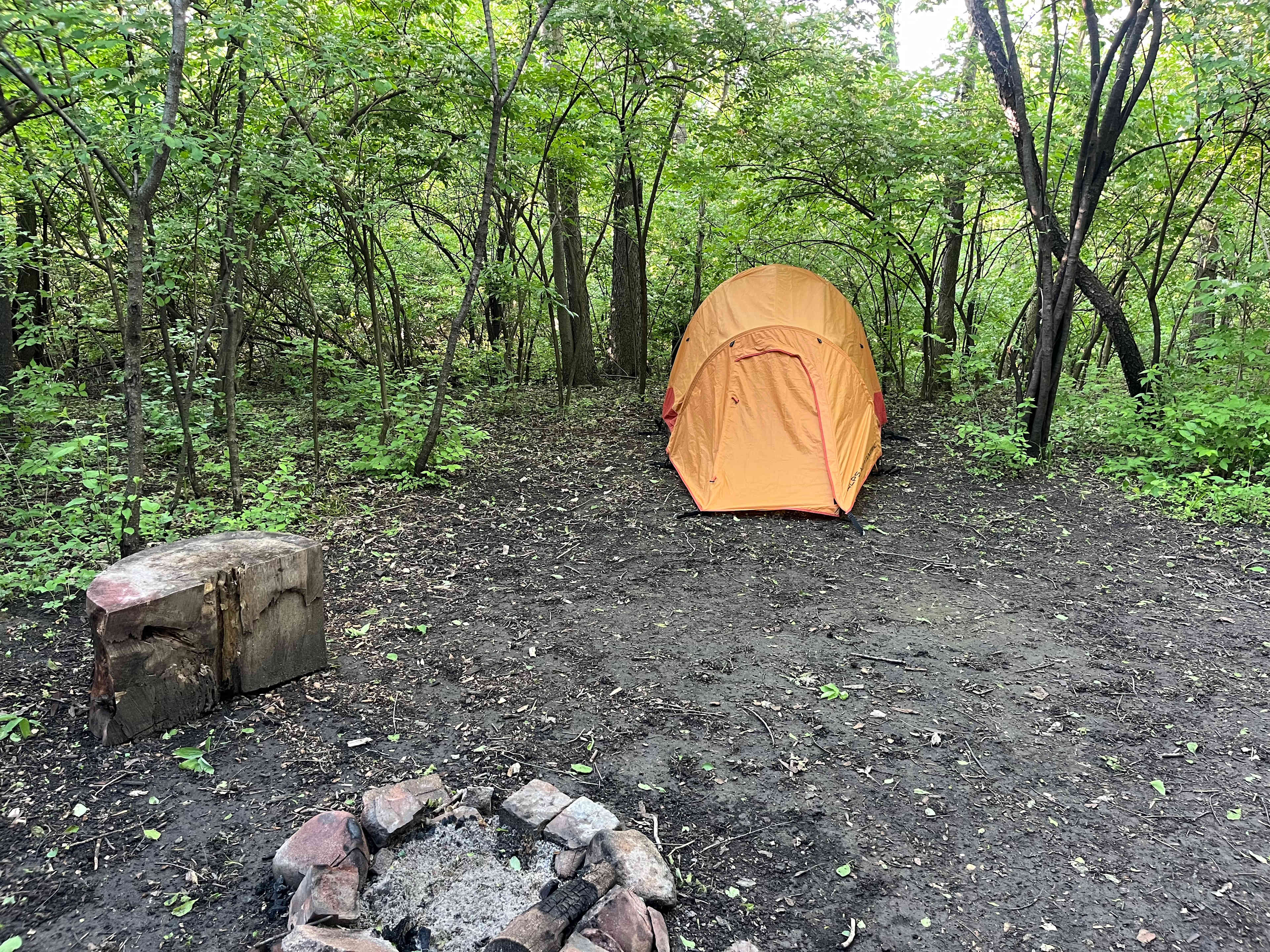 Tent camping!