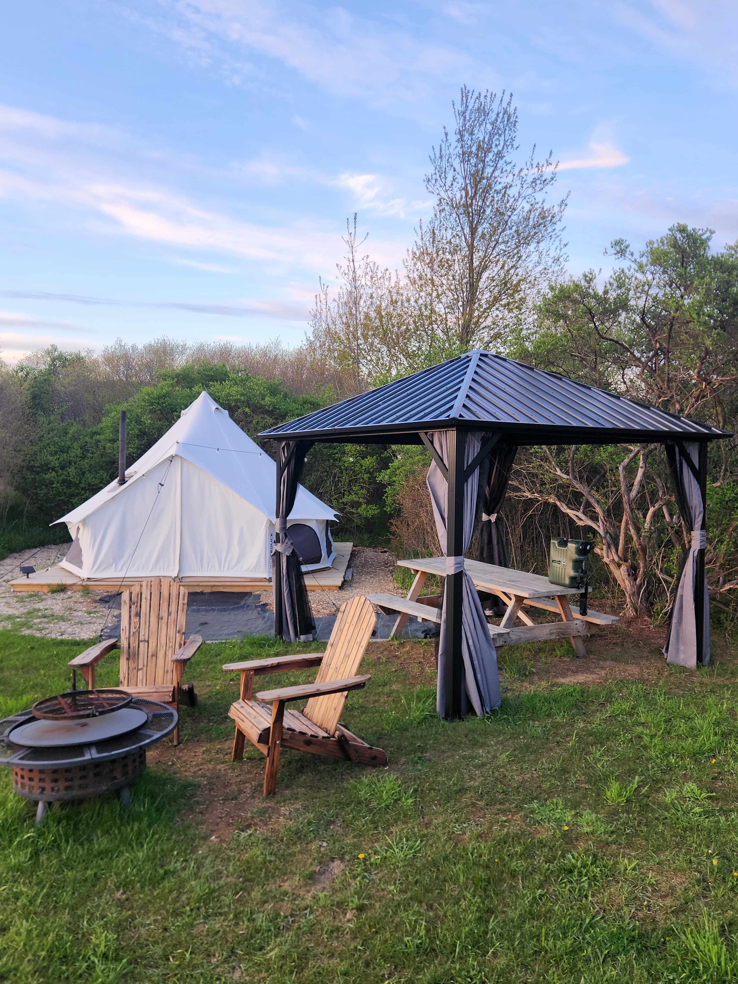 Overgrown Ridge Camp By Letchworth