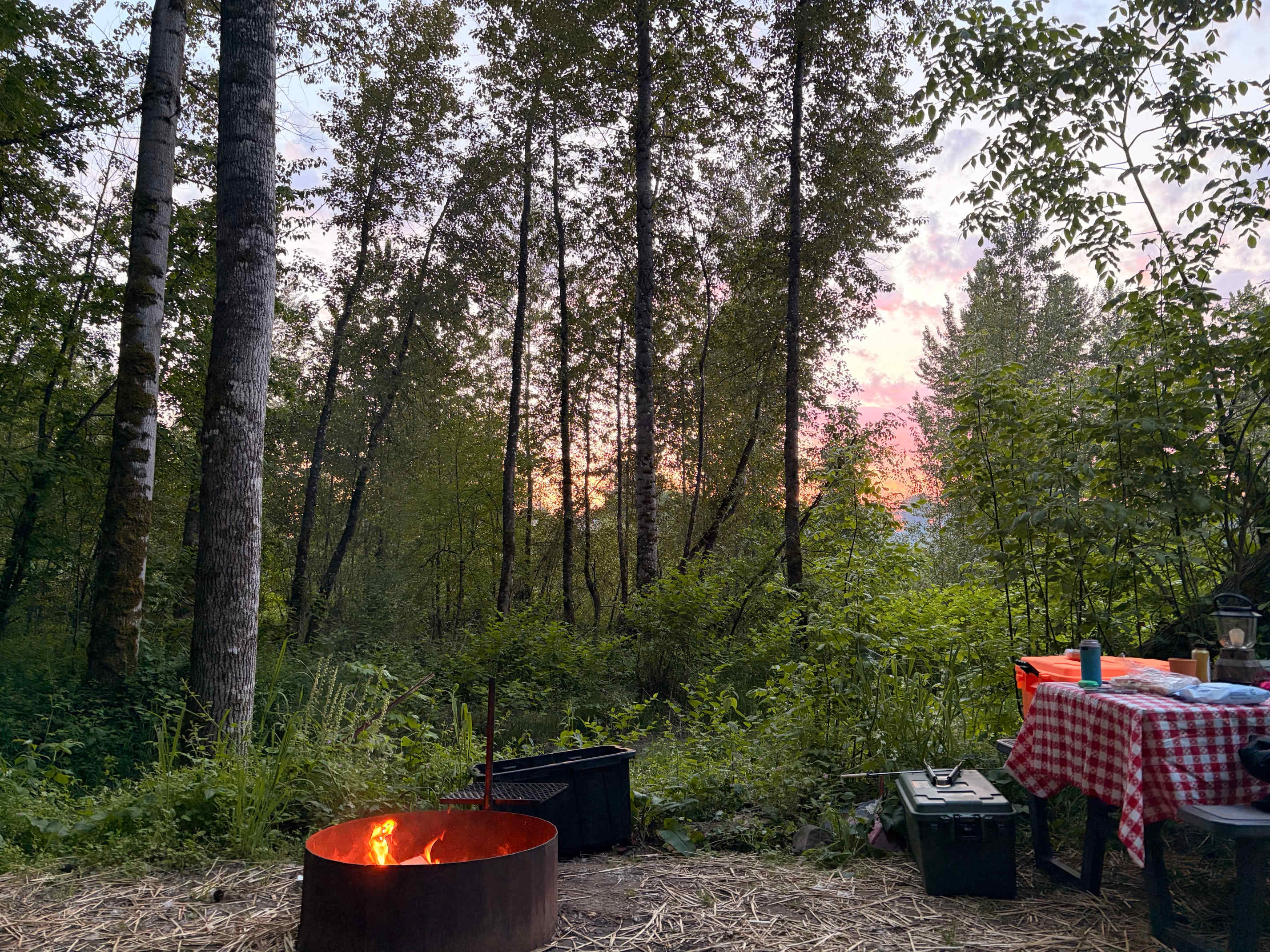 Site 1 sunset