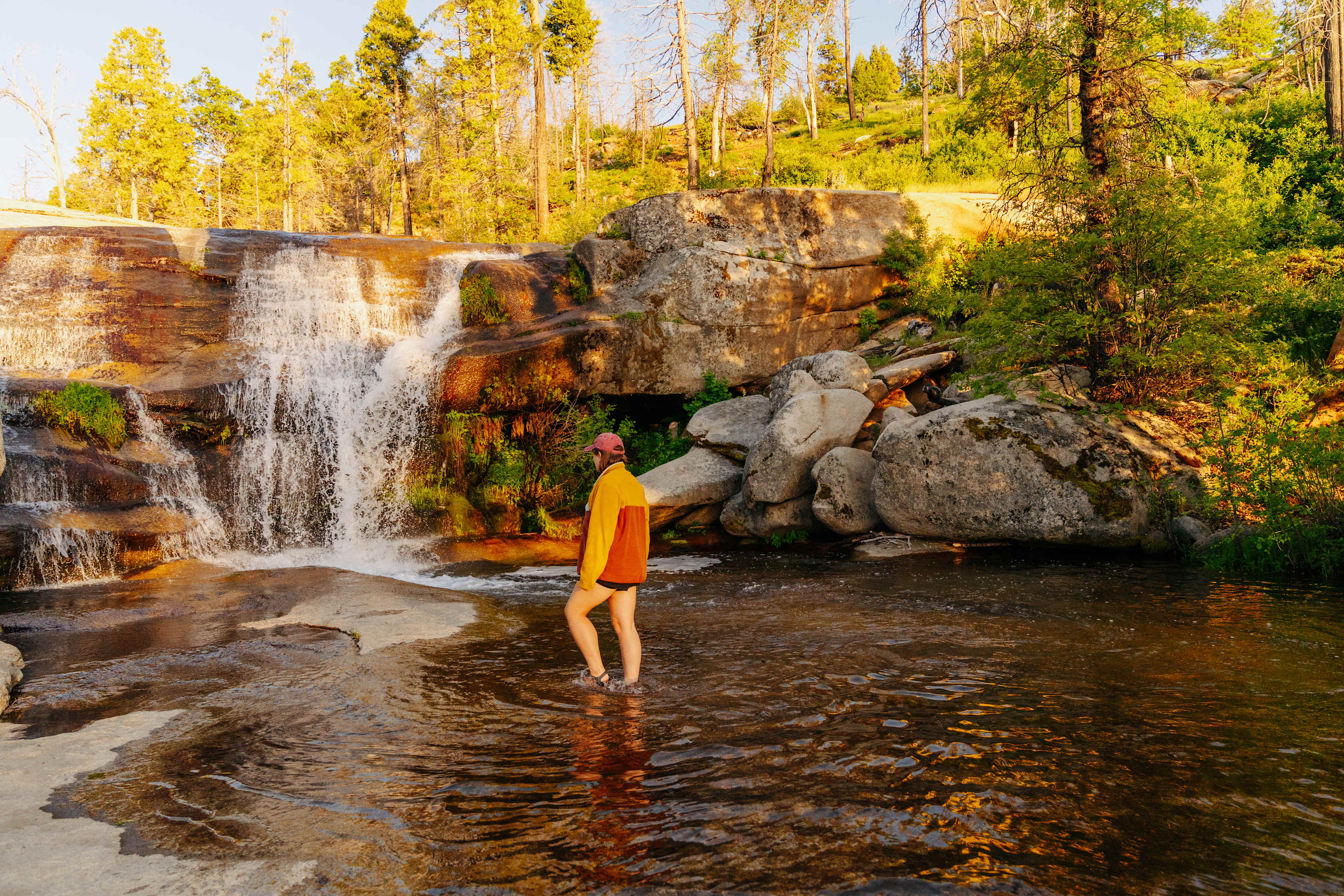 Musick Creek Falls  by Shaver Lake