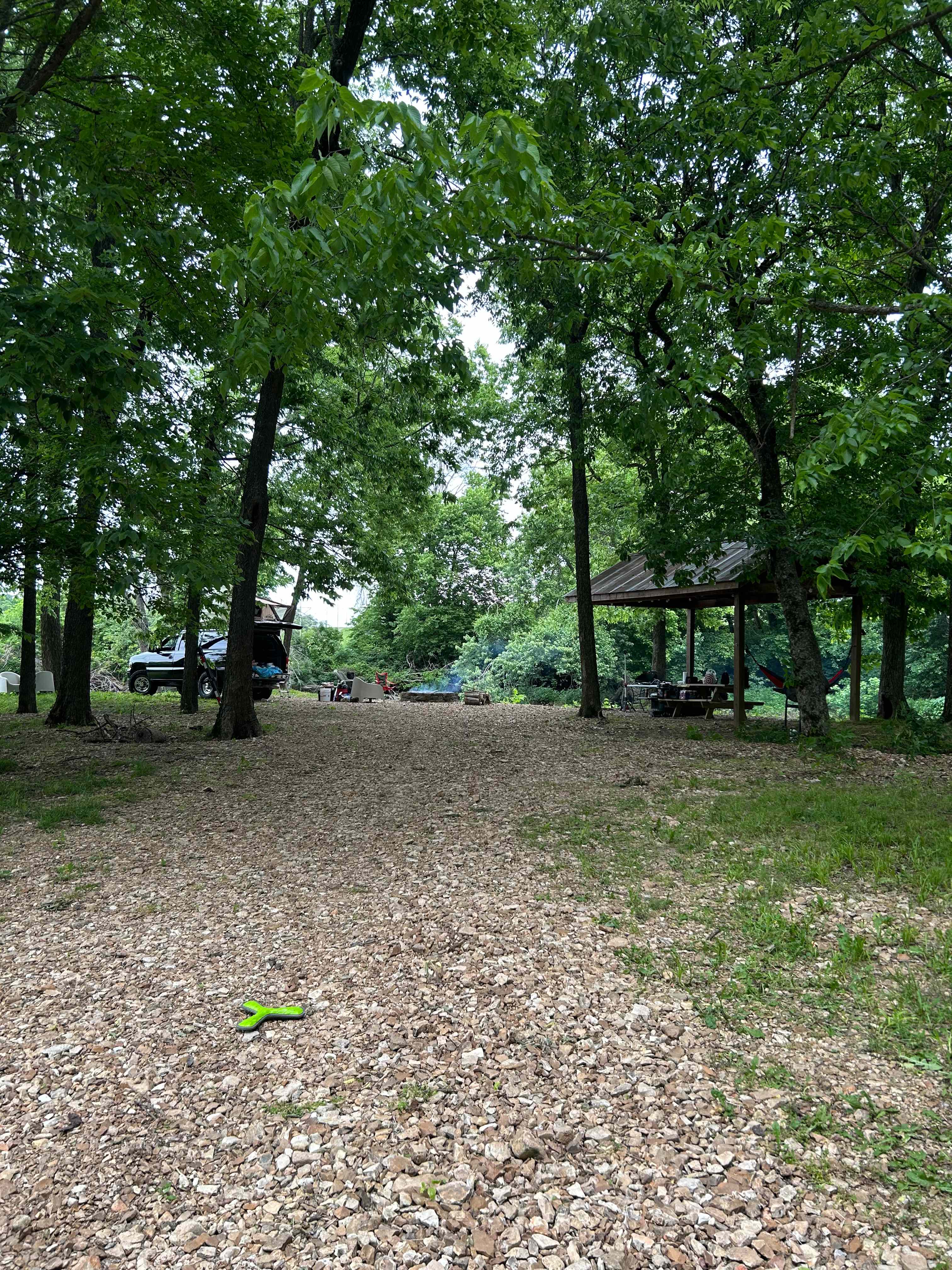 The view when pulling up to site 2 