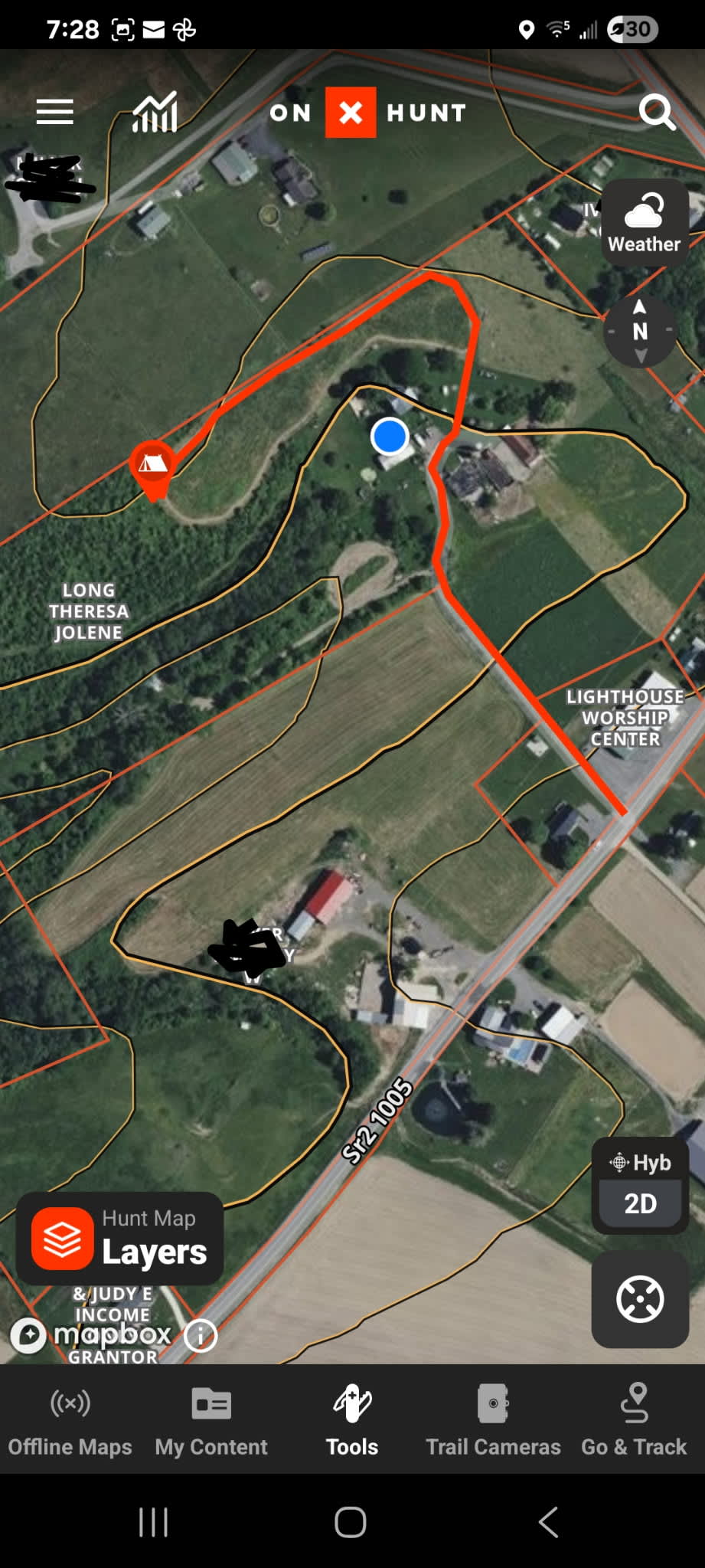 Picture of the site