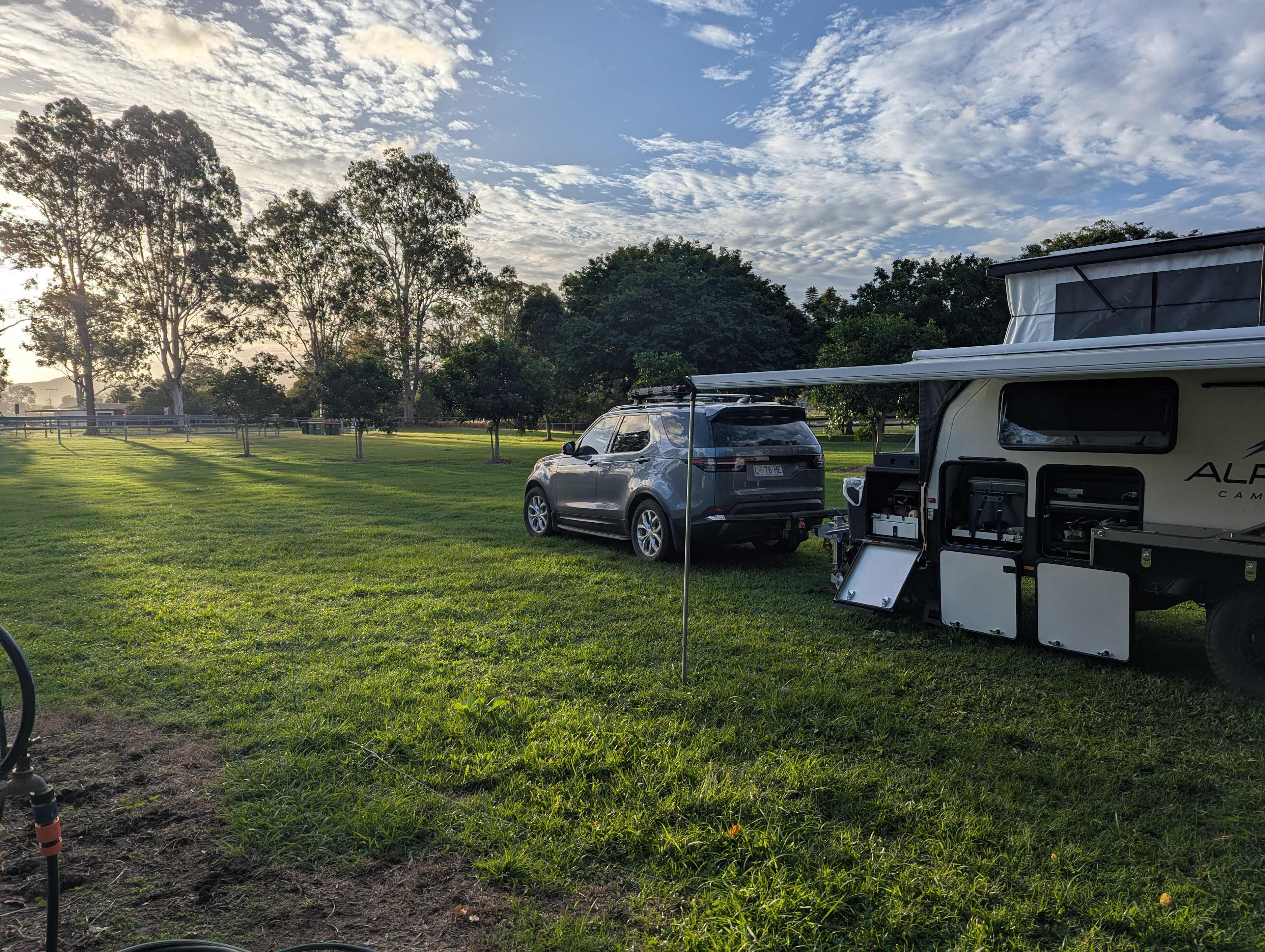 Set up in huge paddock