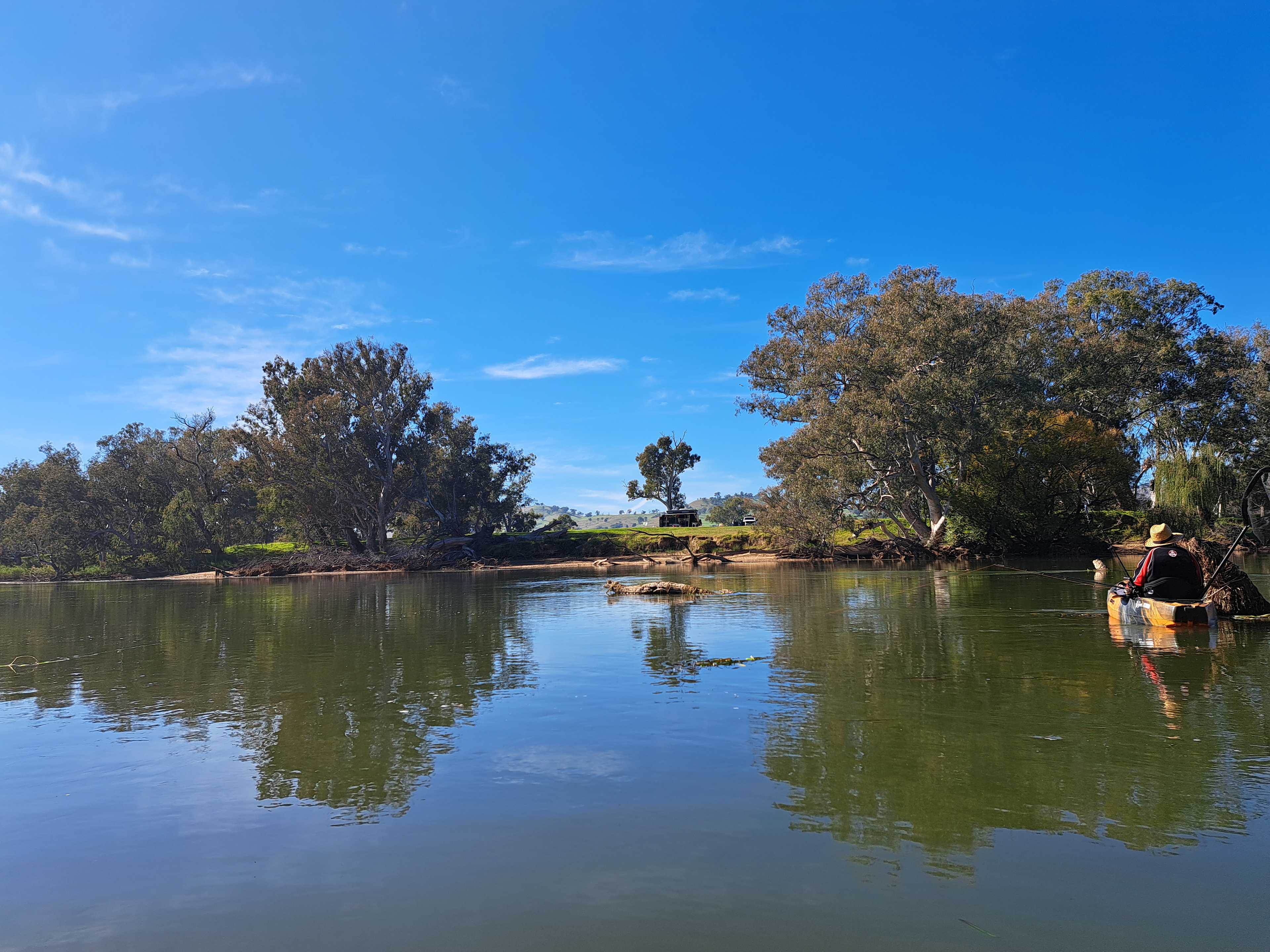 Looking at camp from river 