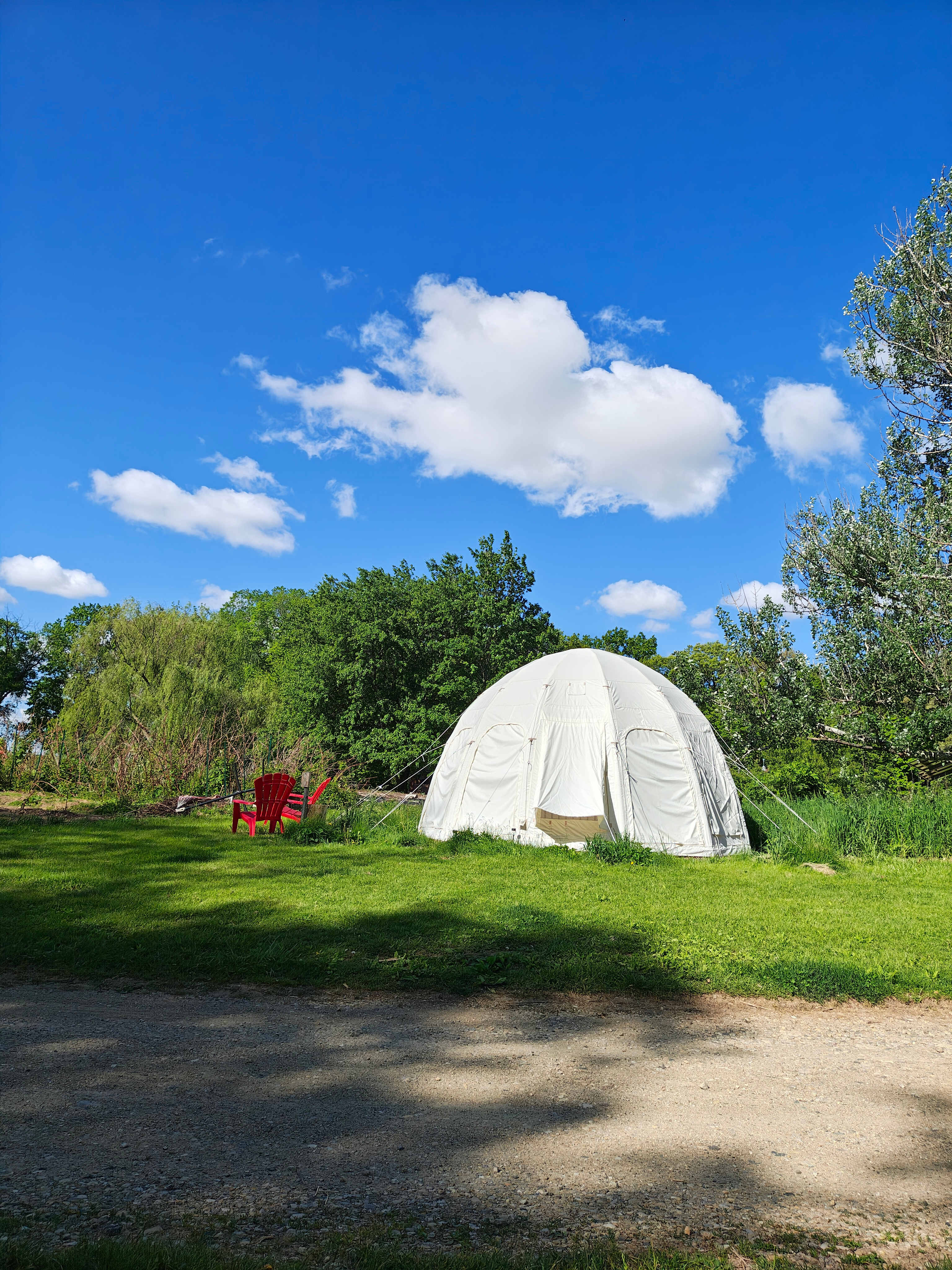 Raspberry tent