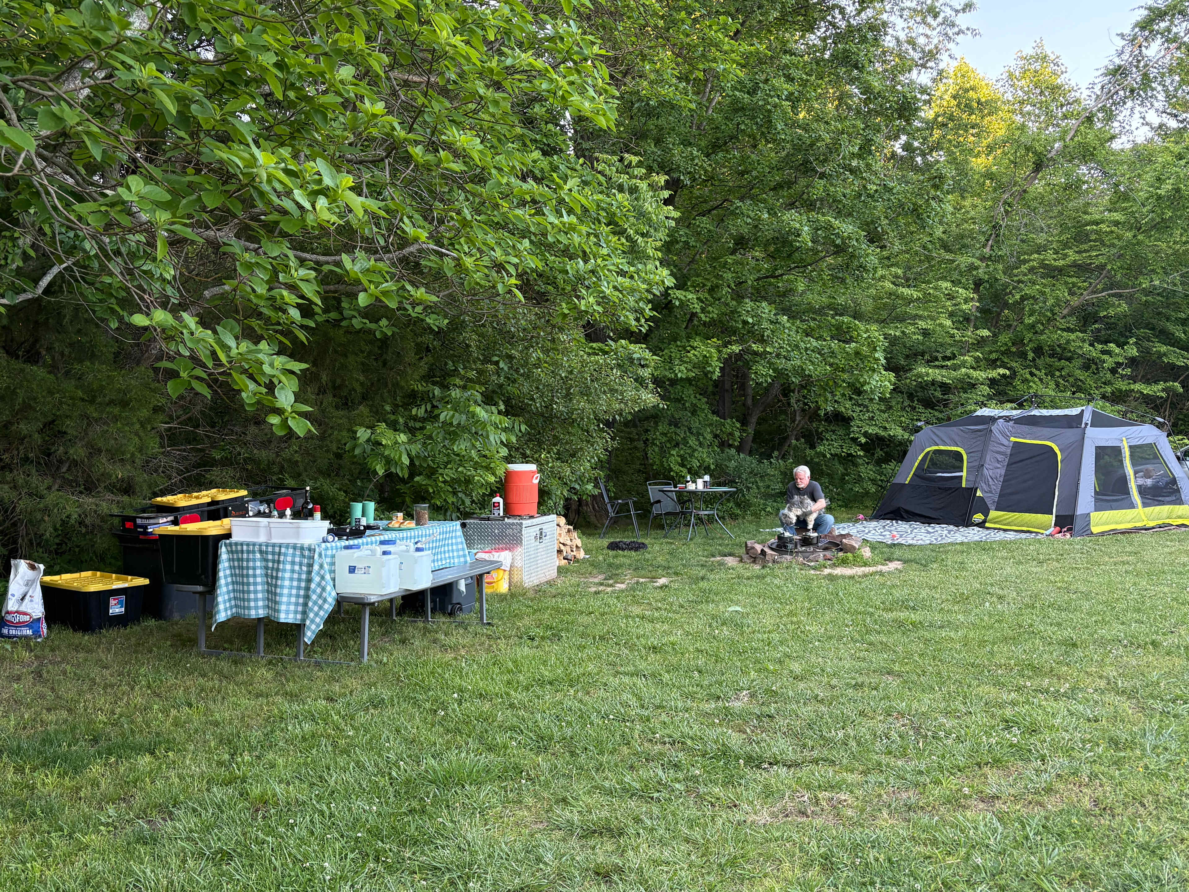 Beautiful shady, spacious site at WTW.