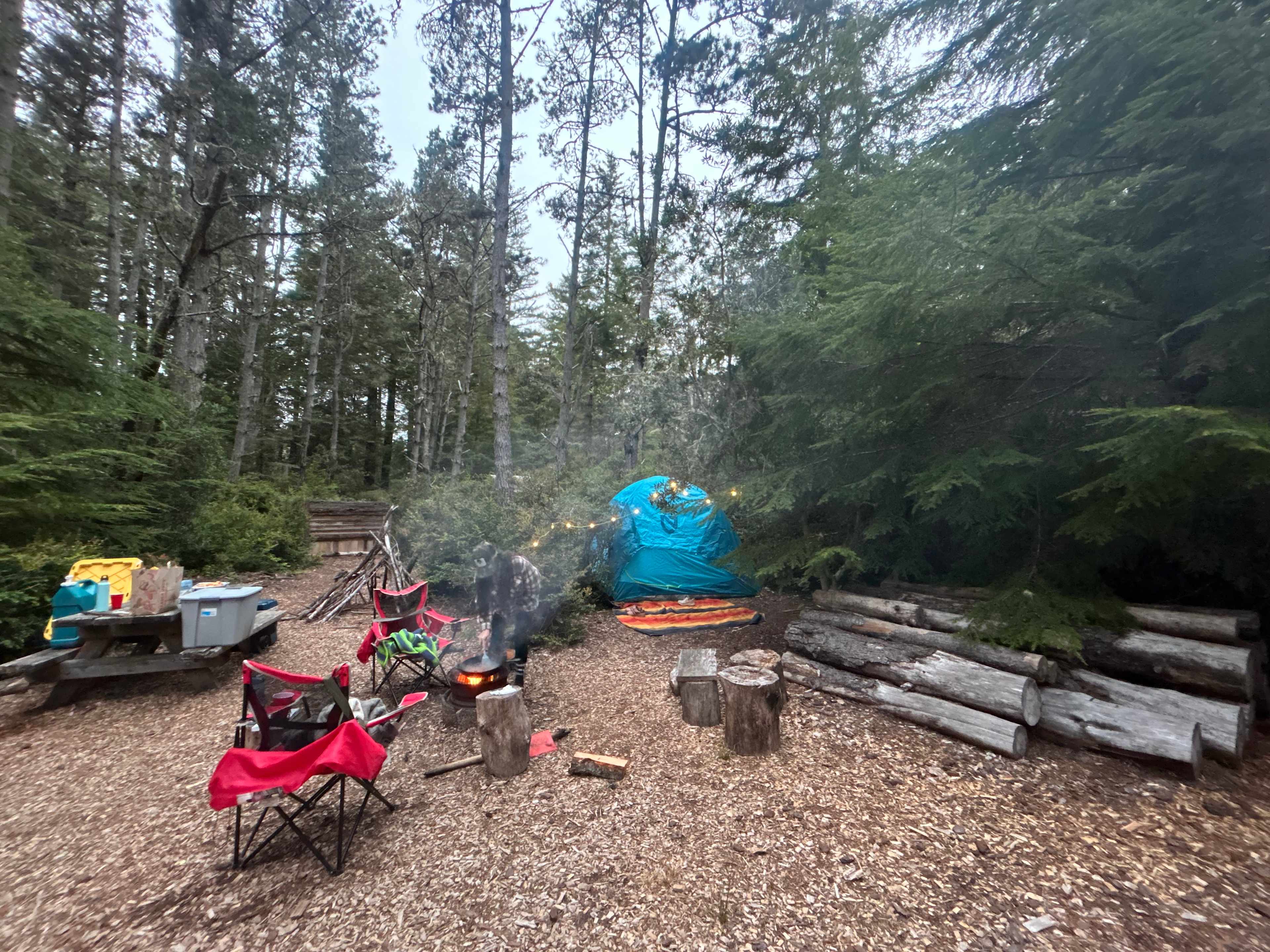 Roots End campsite 
