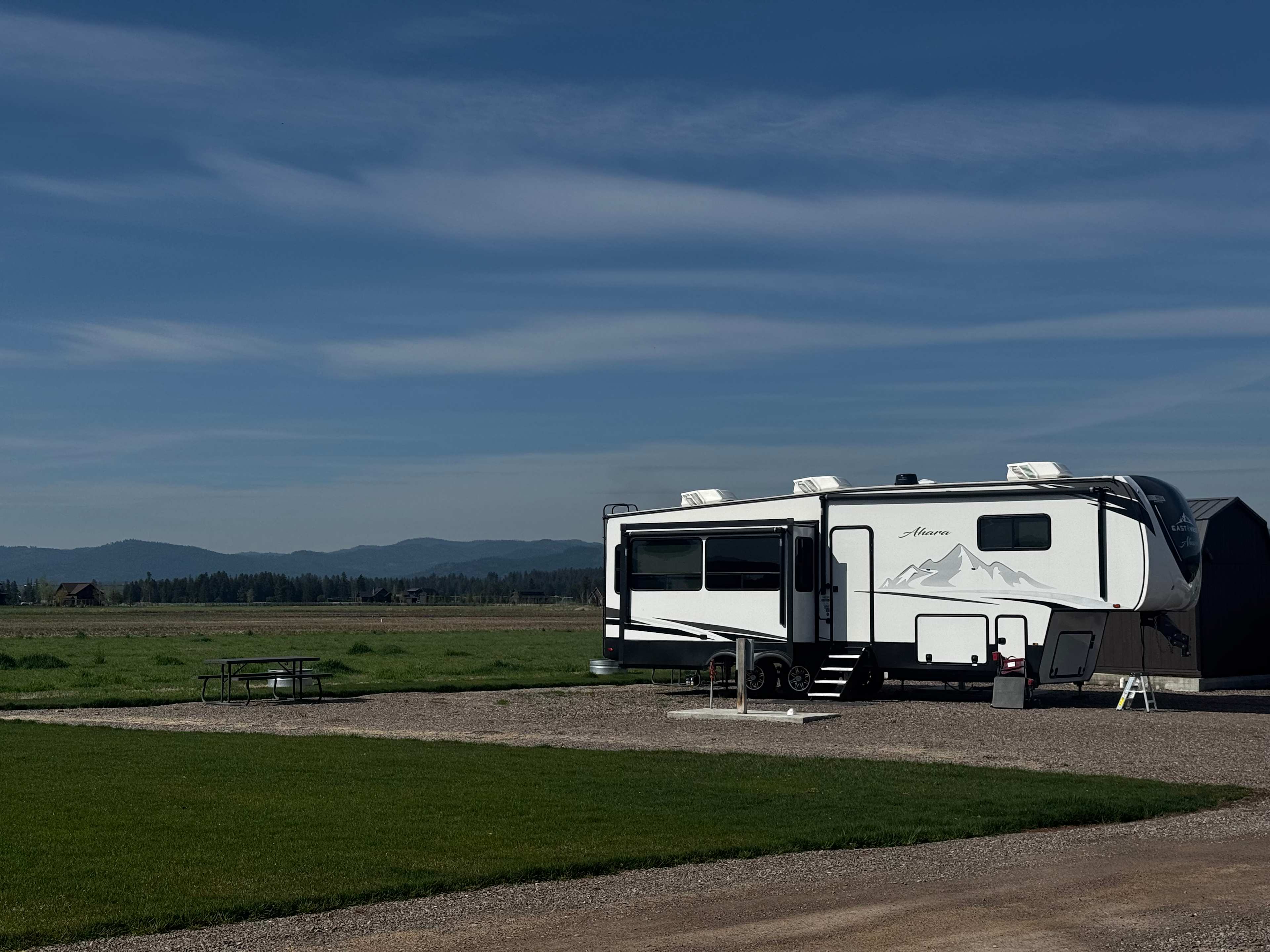 5th Wheel parked in RV Site 2