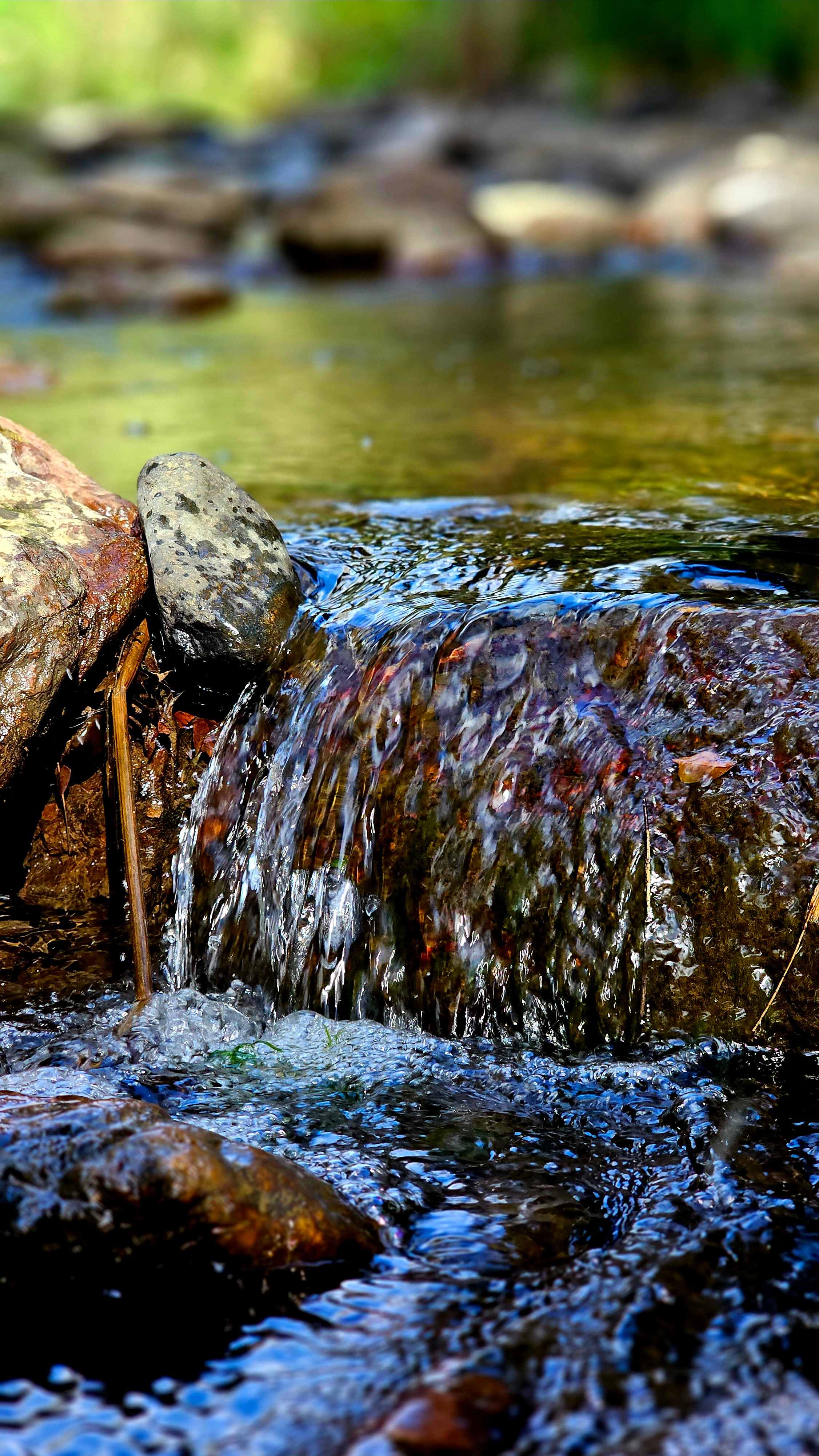 Lots of little falls along the creek