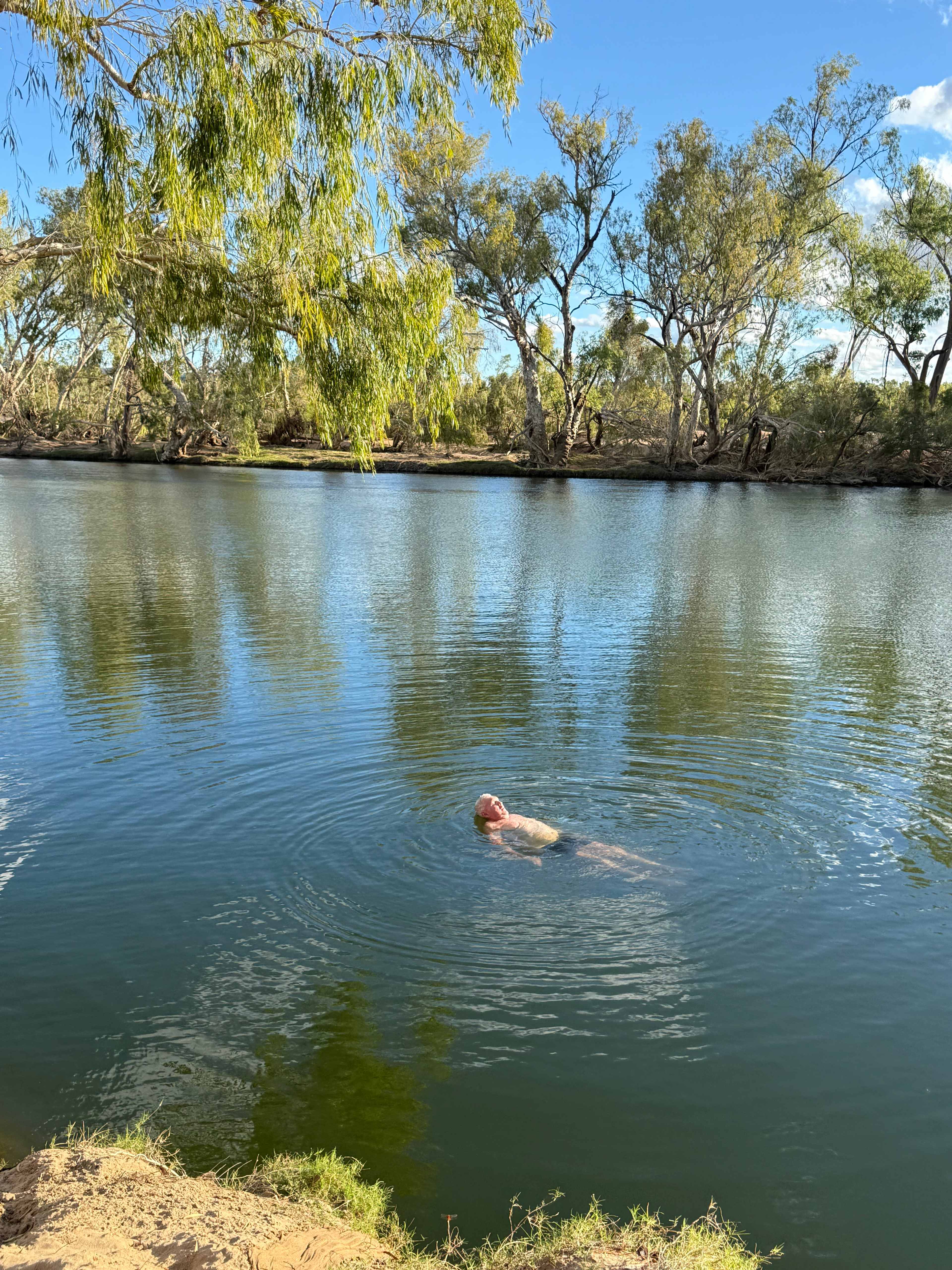 Refreshing swimming hole