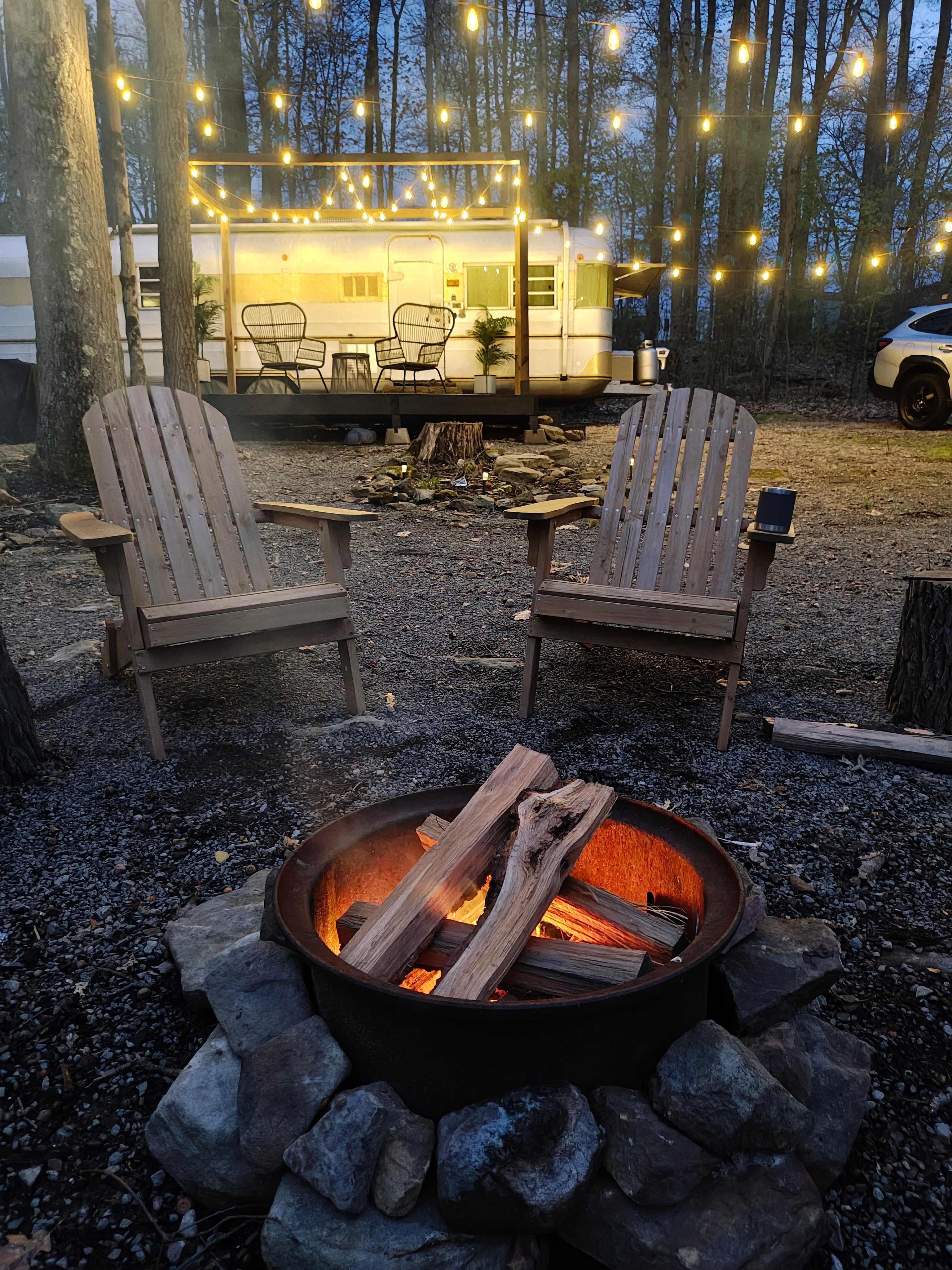 Forest Camping with Modern Comfort