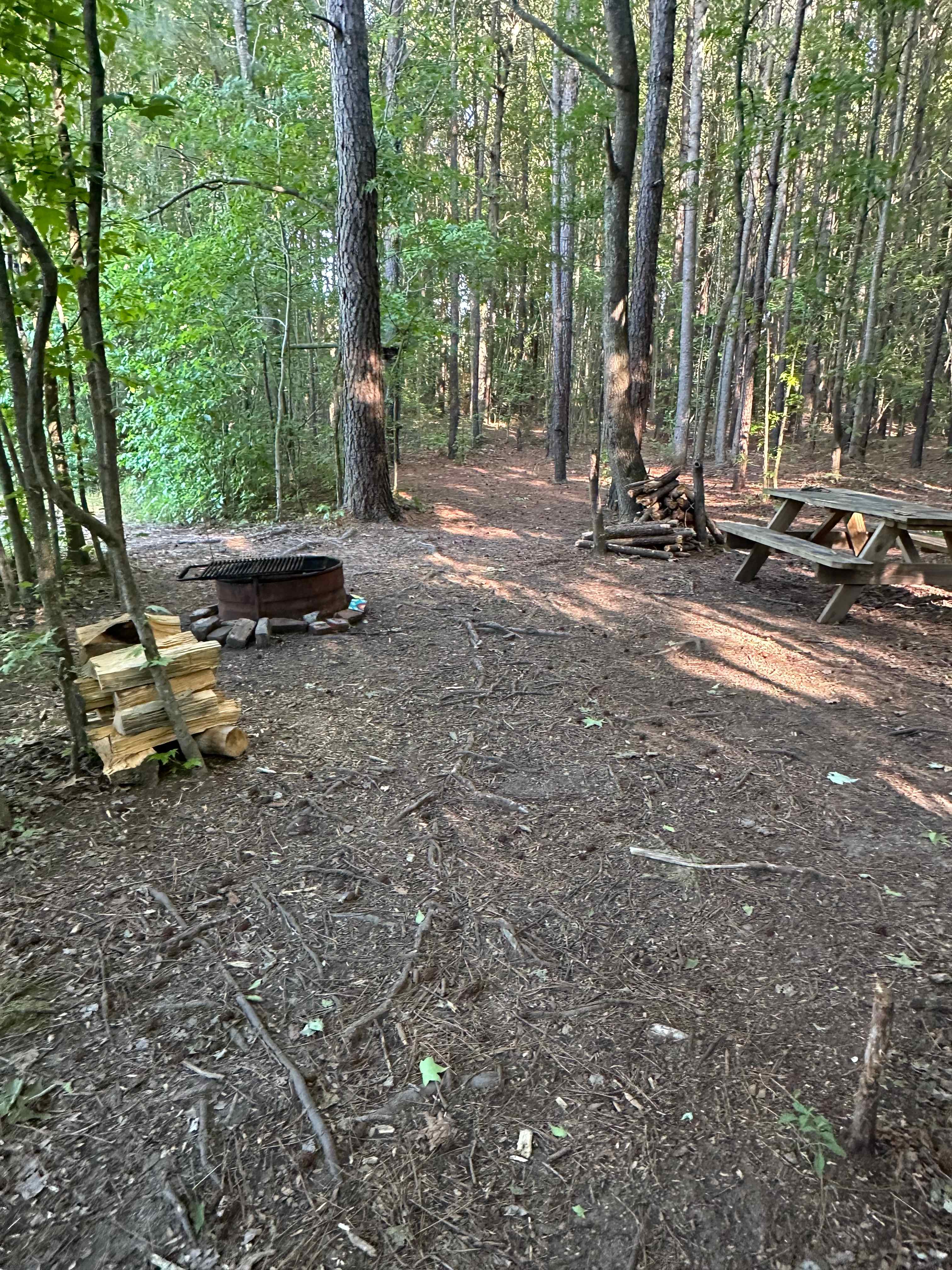Private campsite