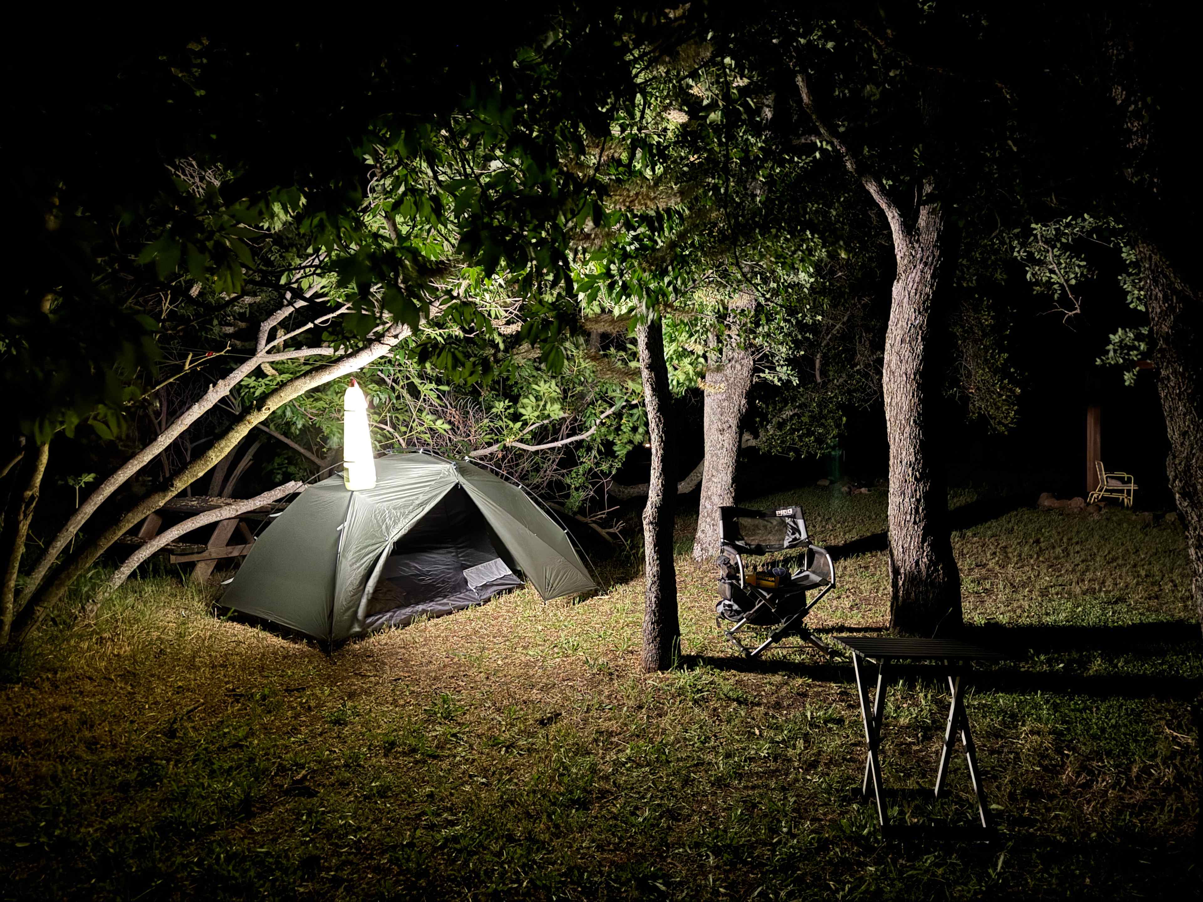 Hipcamp in the Treeline