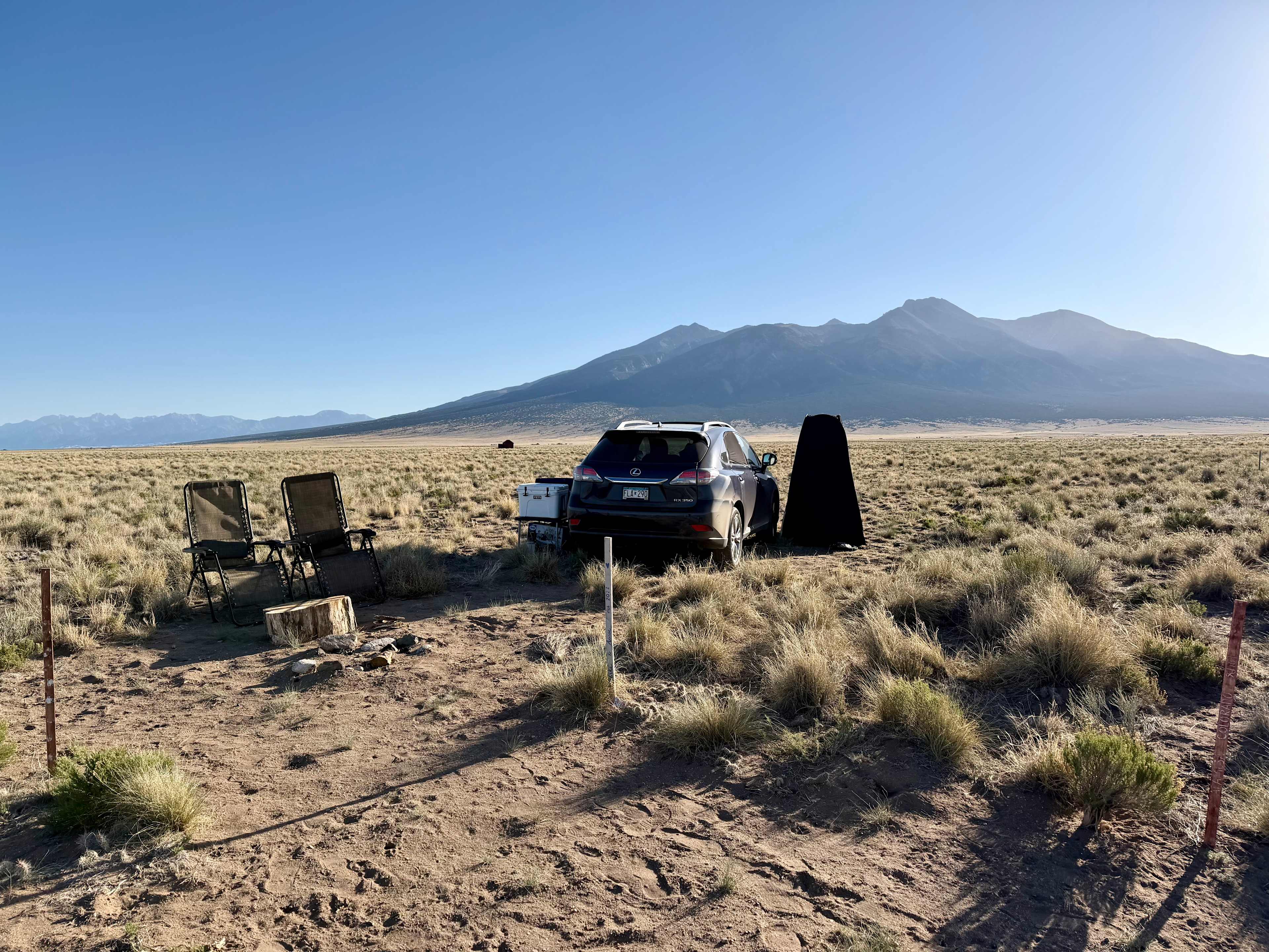 Secluded San Luis Valley Campsite