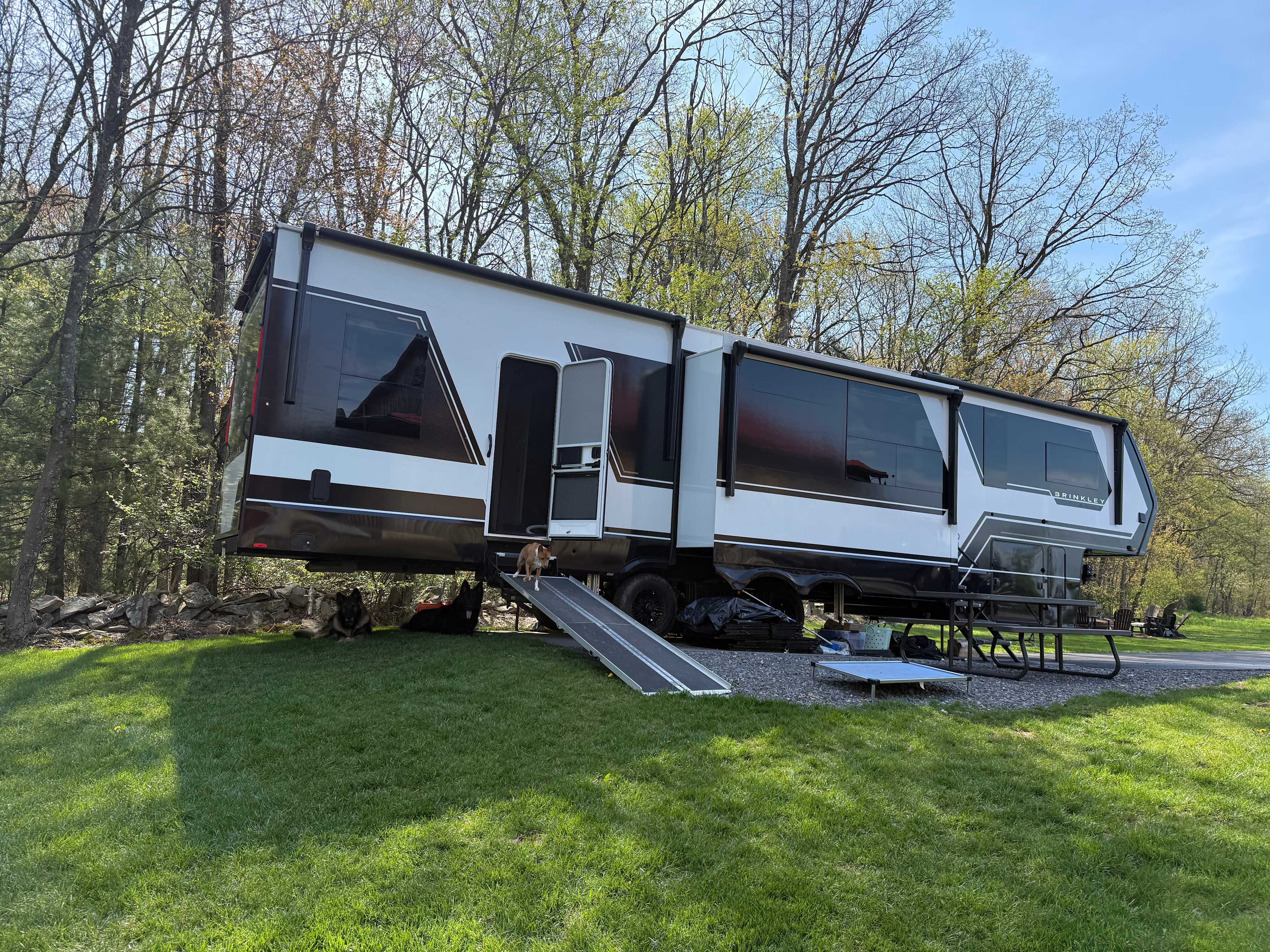 RV Hook Up at The Barn