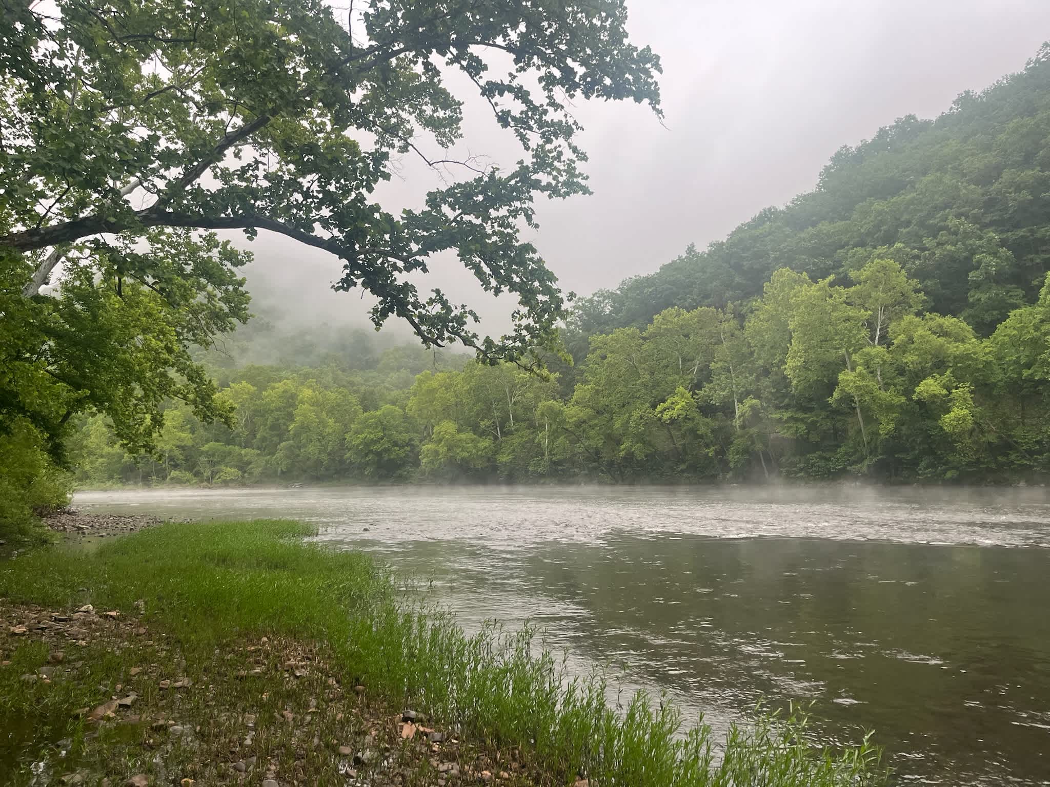 River access right next to the campground!