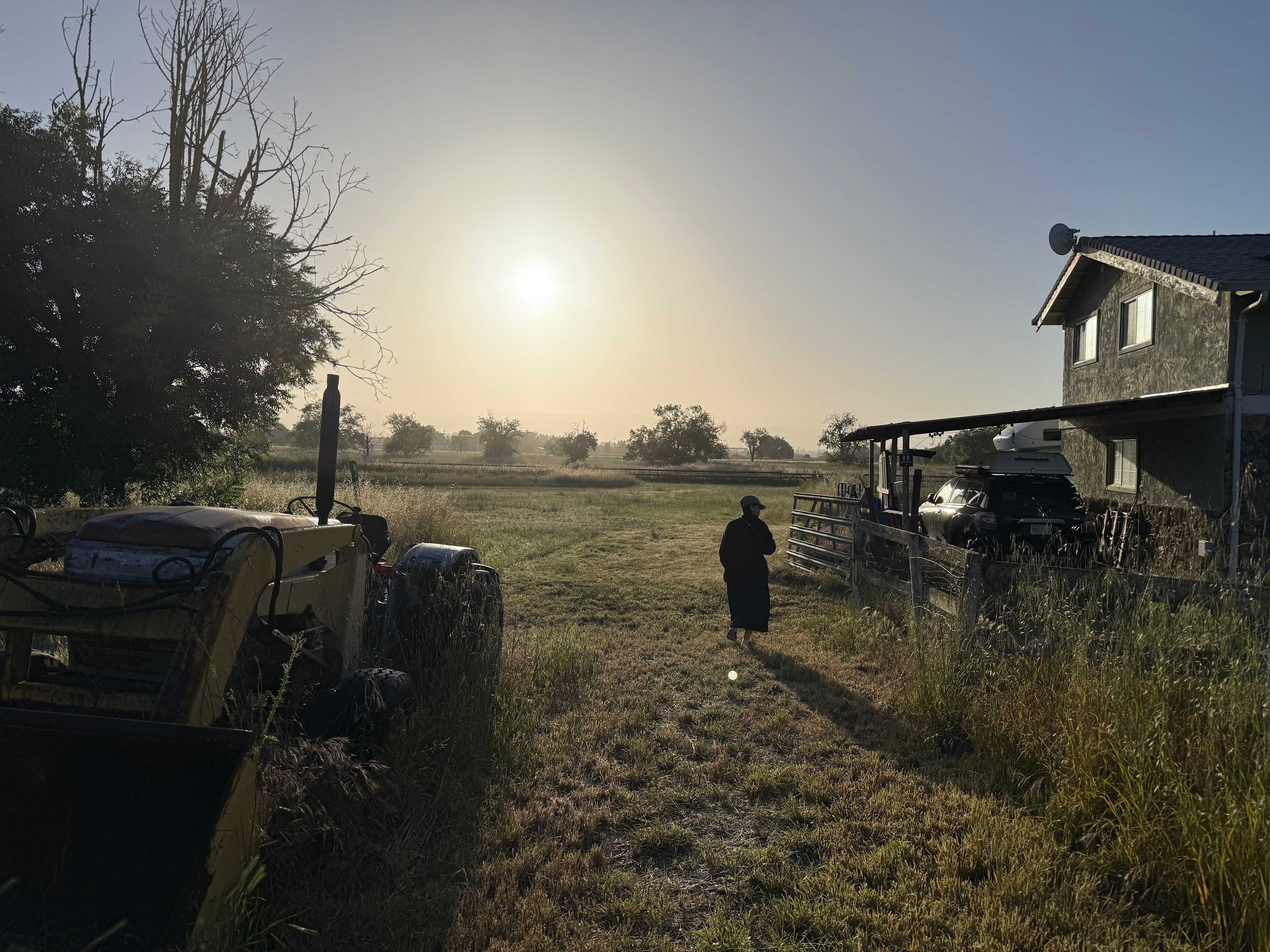 A farm at the edge of Gilroy