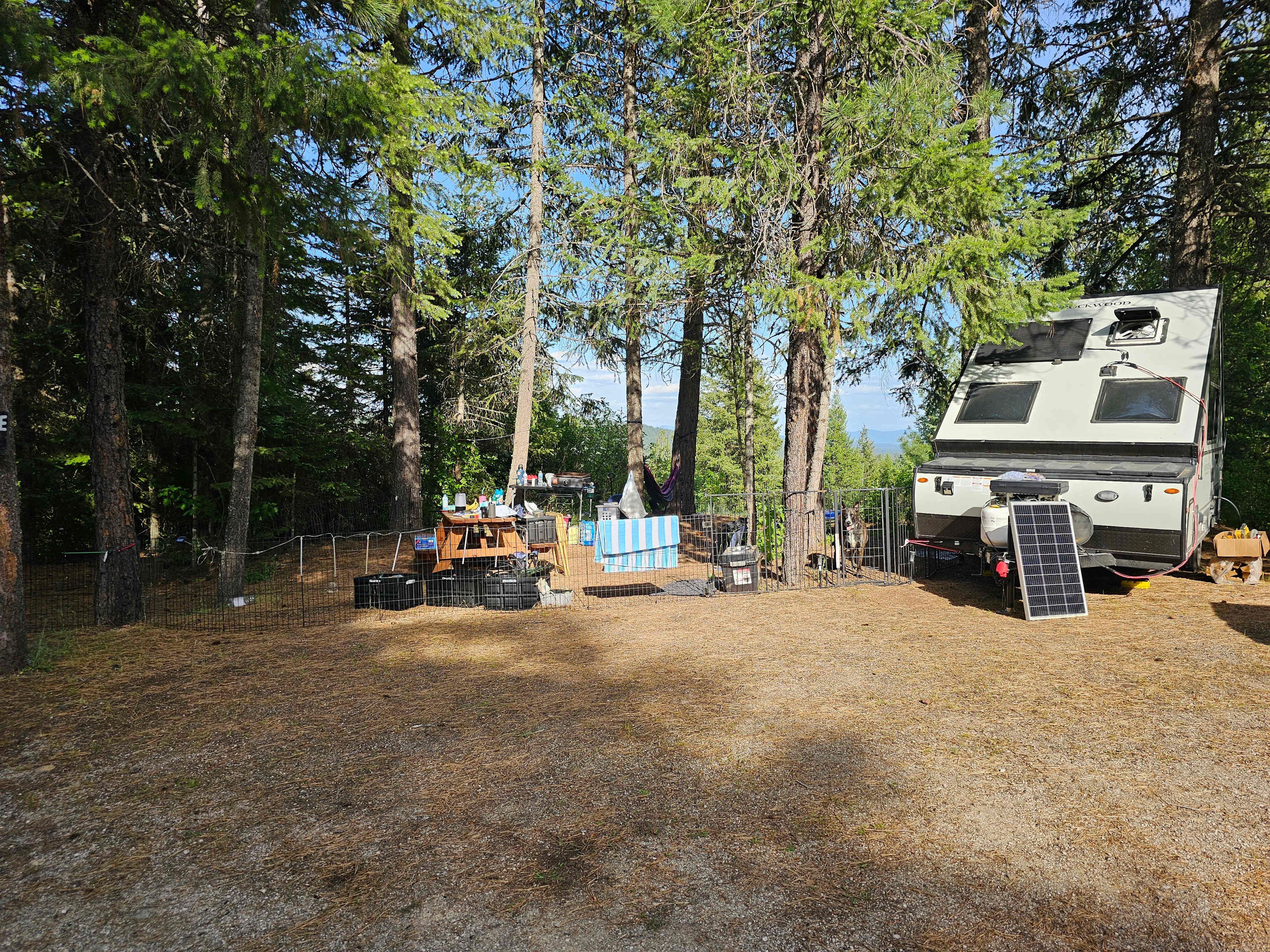 Small part of campsite we used. 