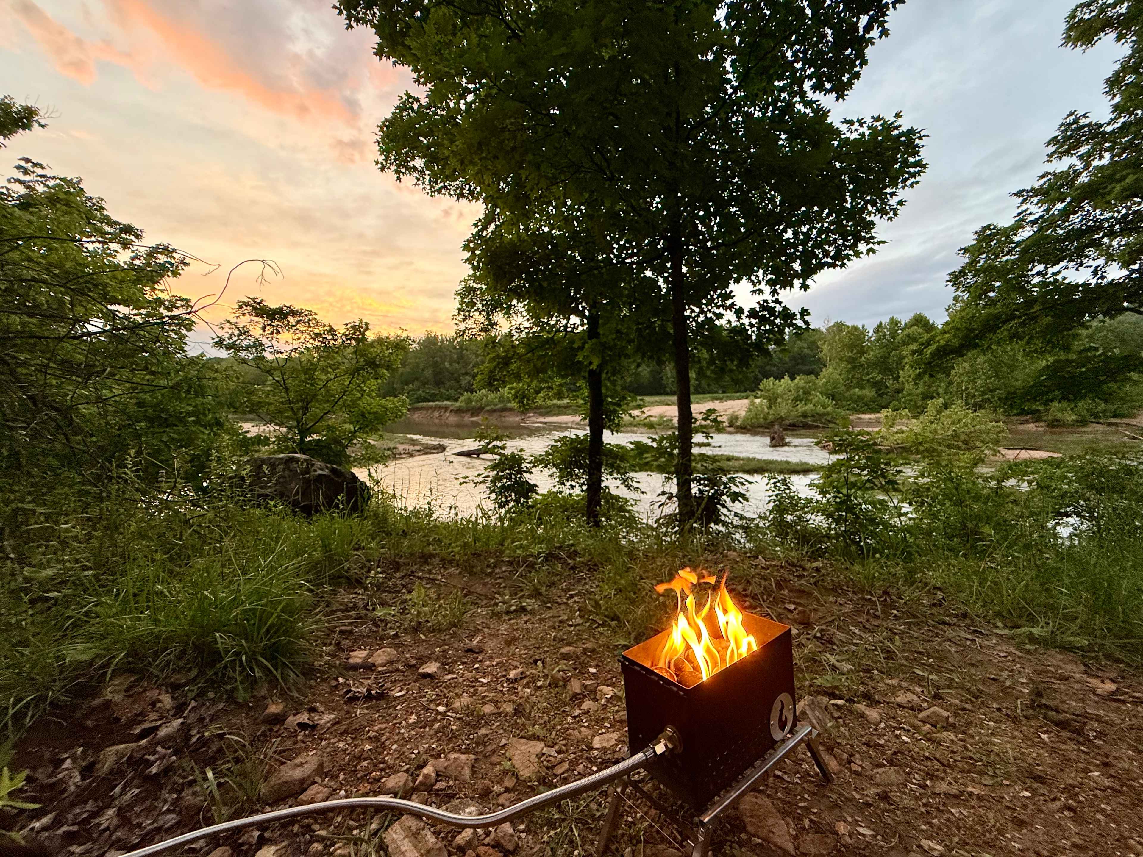 River side camp site we moved to