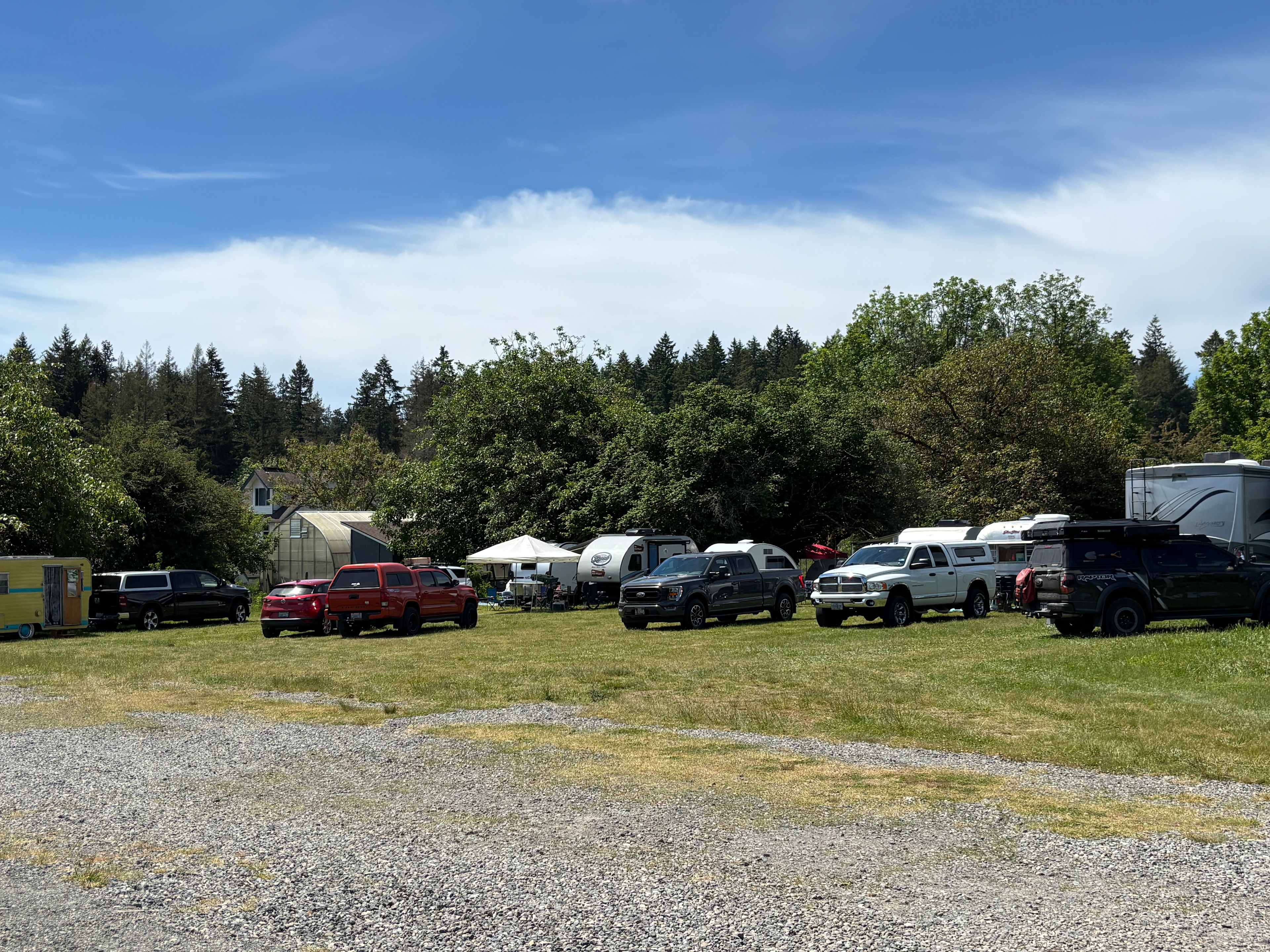 Just a bunch of happy campers