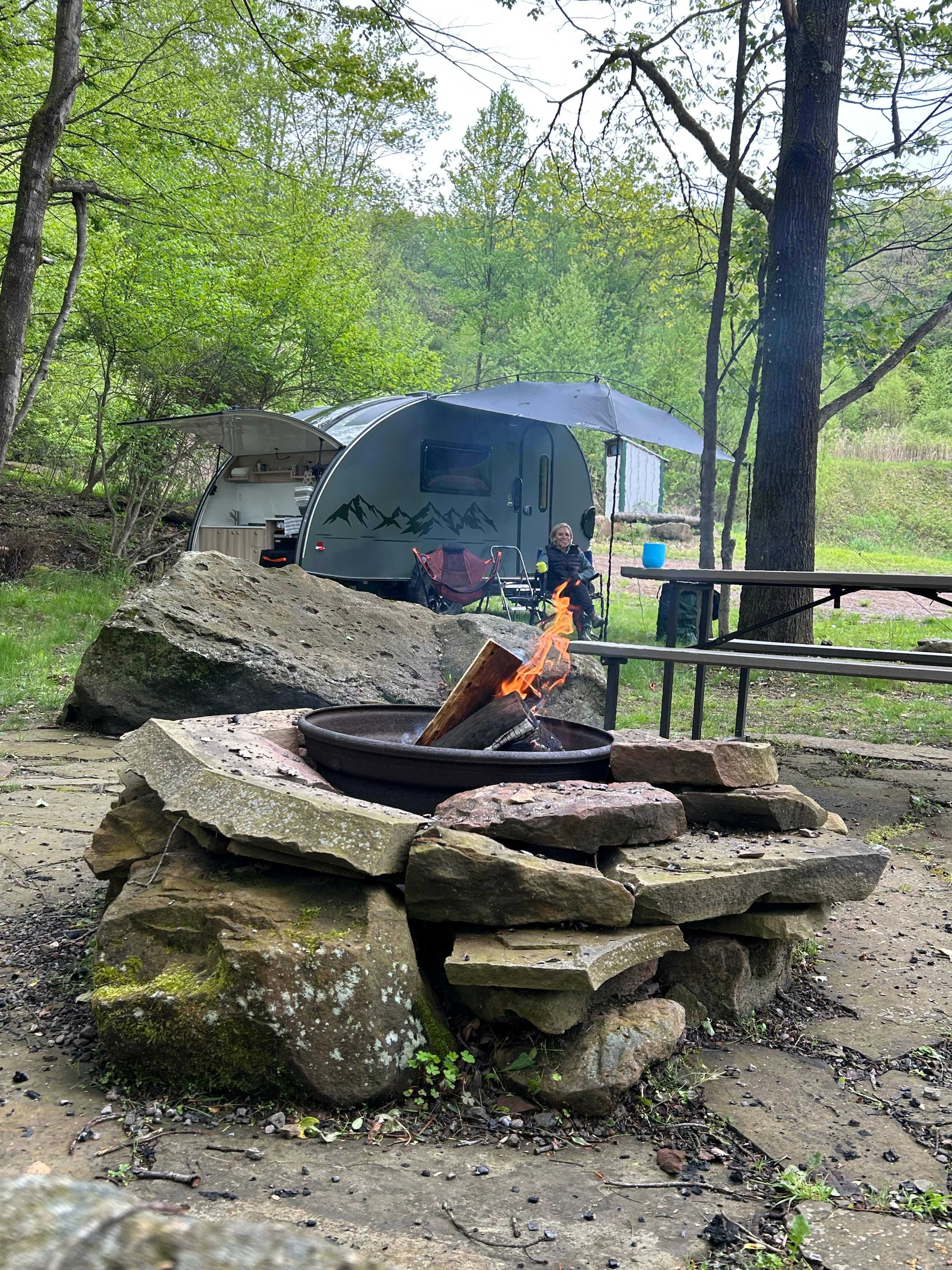 Fire in the rain