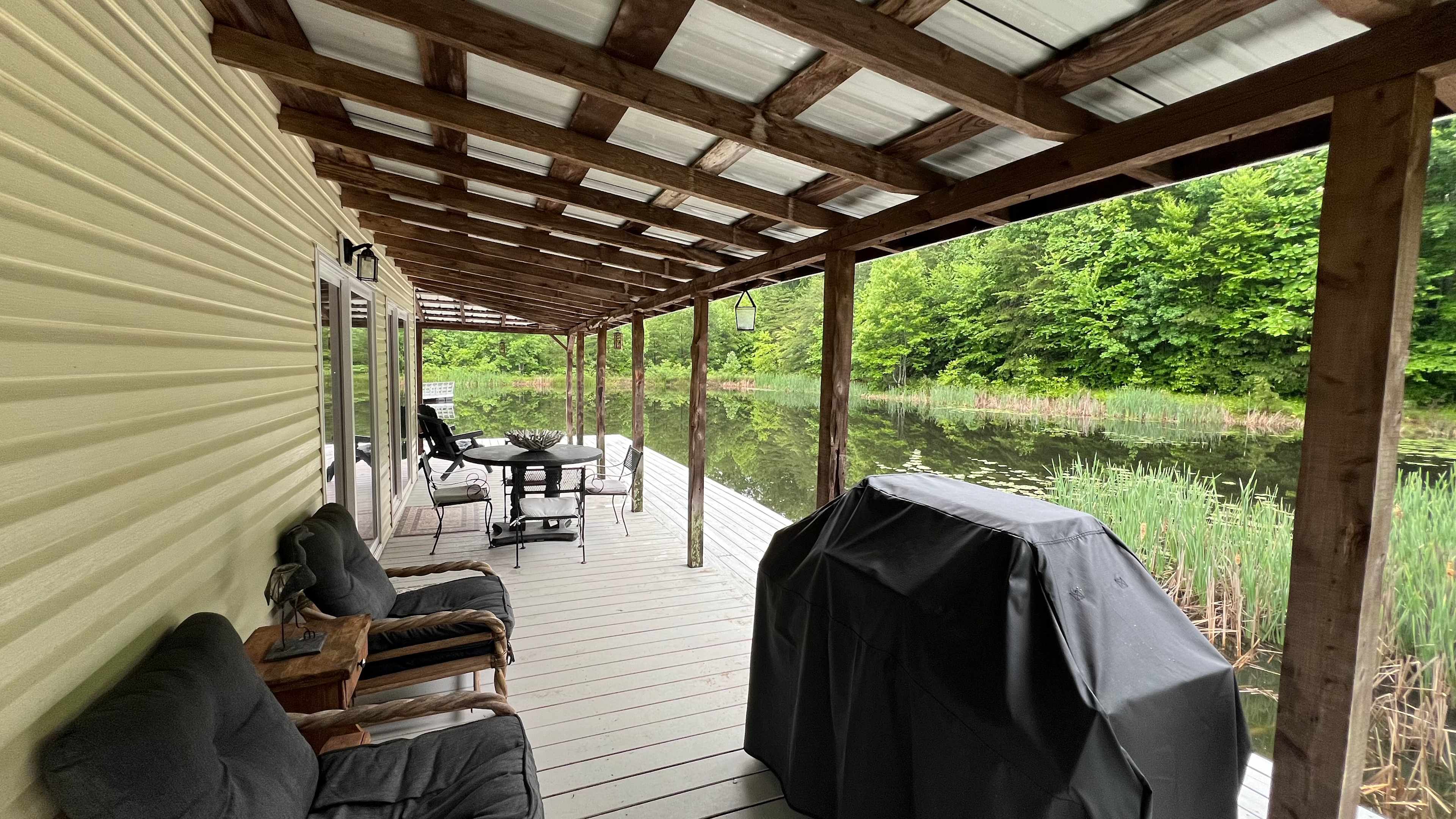 The back porch was great!