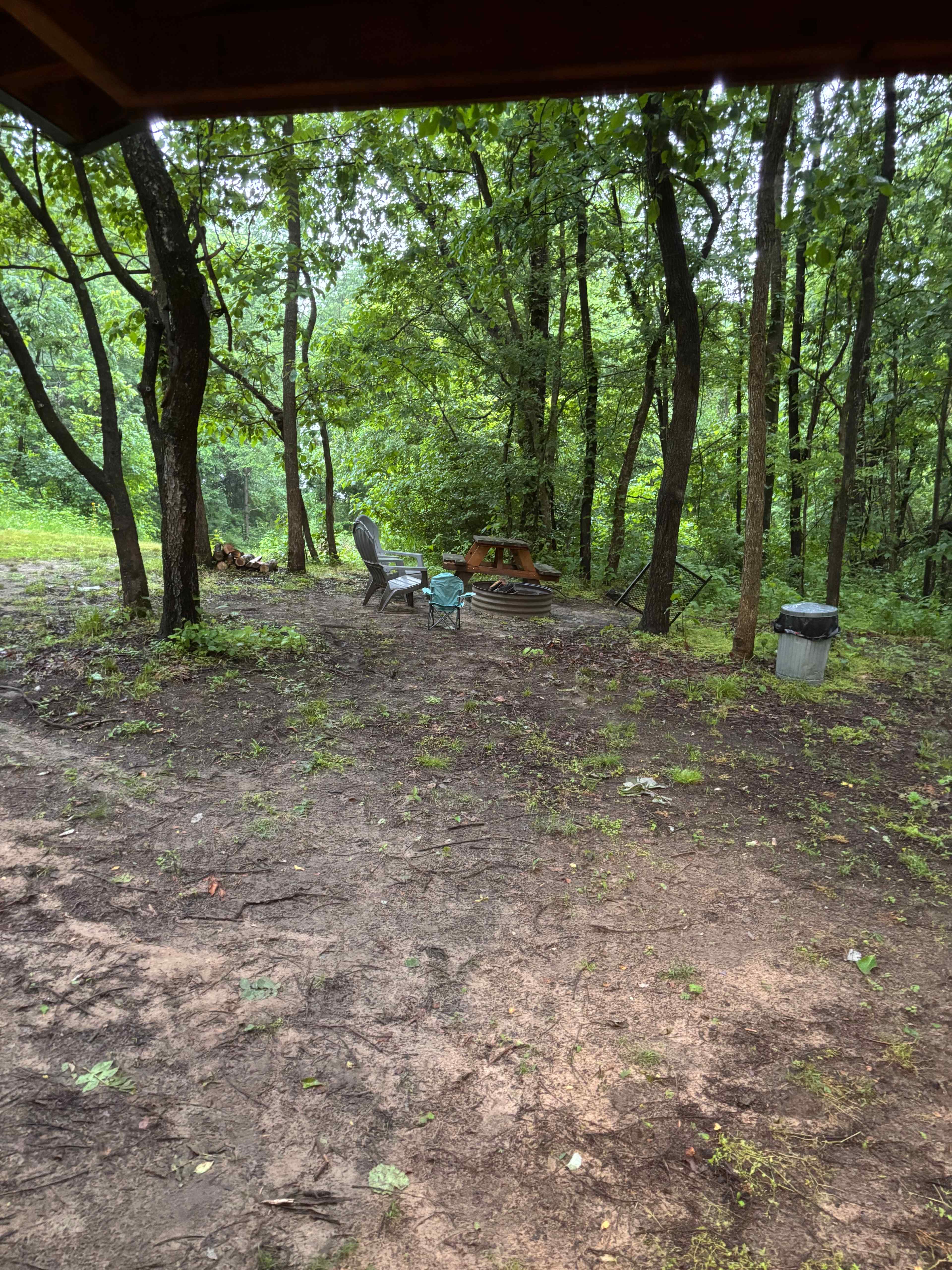 Fire pit area