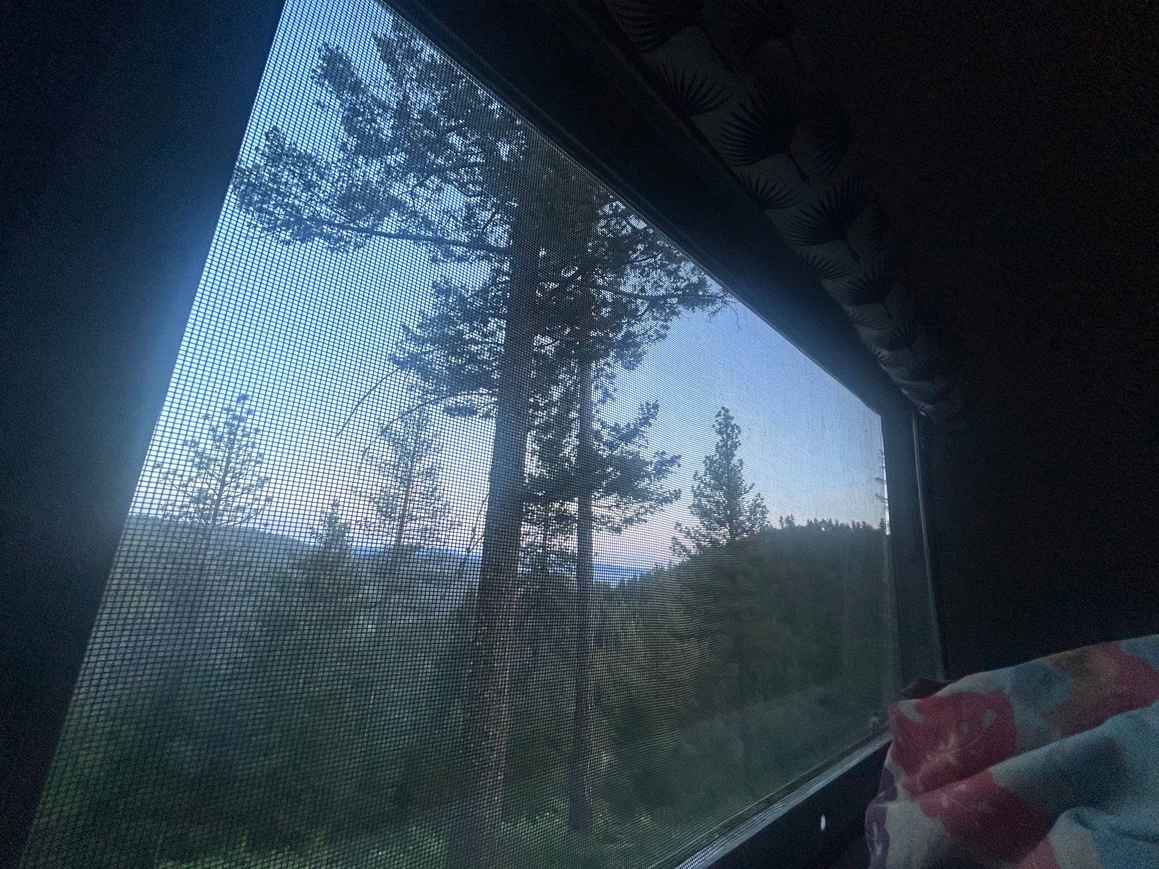 View from a very comfortable bed.