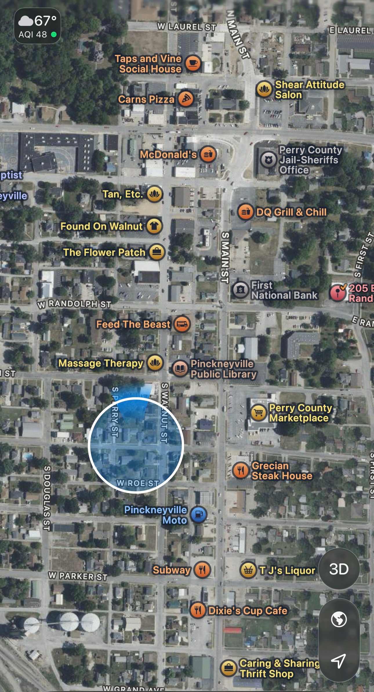 Picture of the site