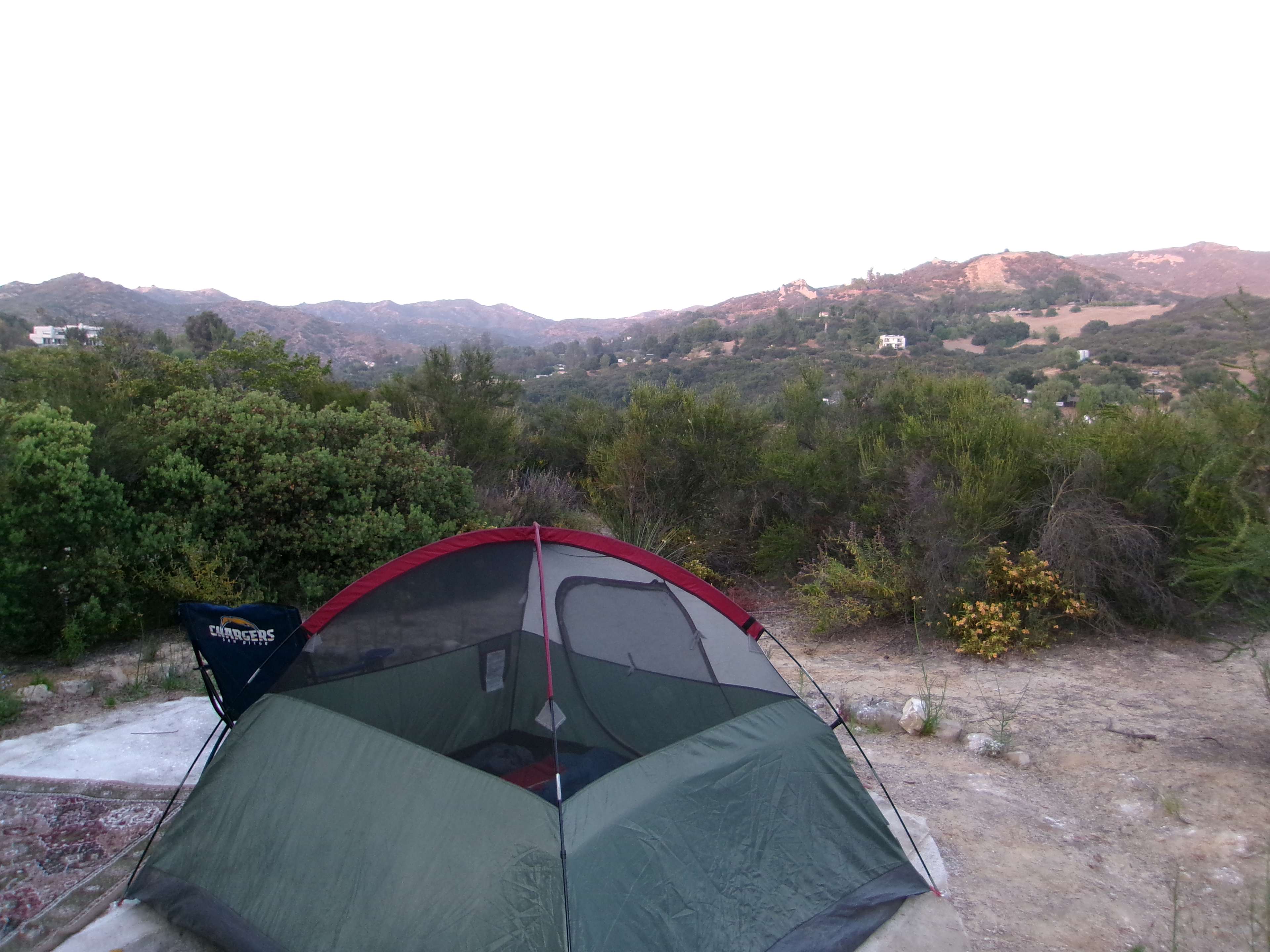 Tentsite Over Topanga