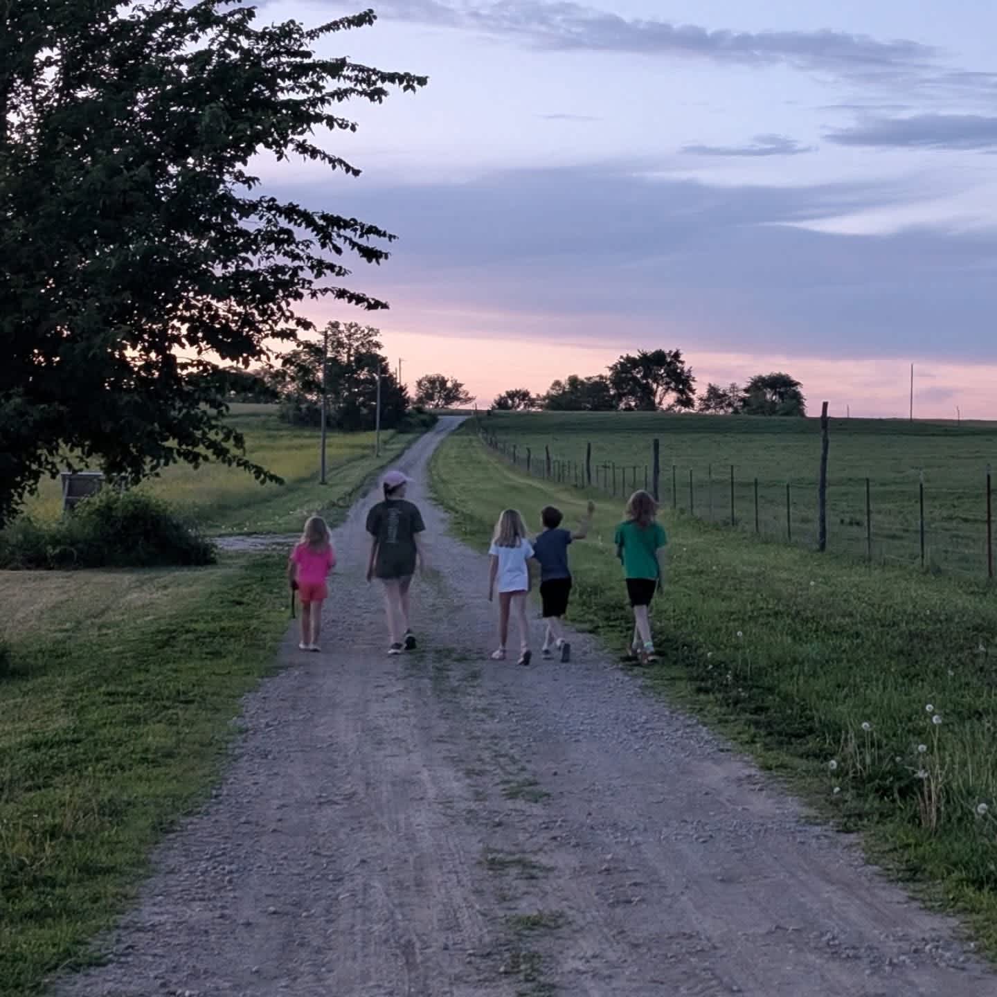 The kids had a great time making memories together 