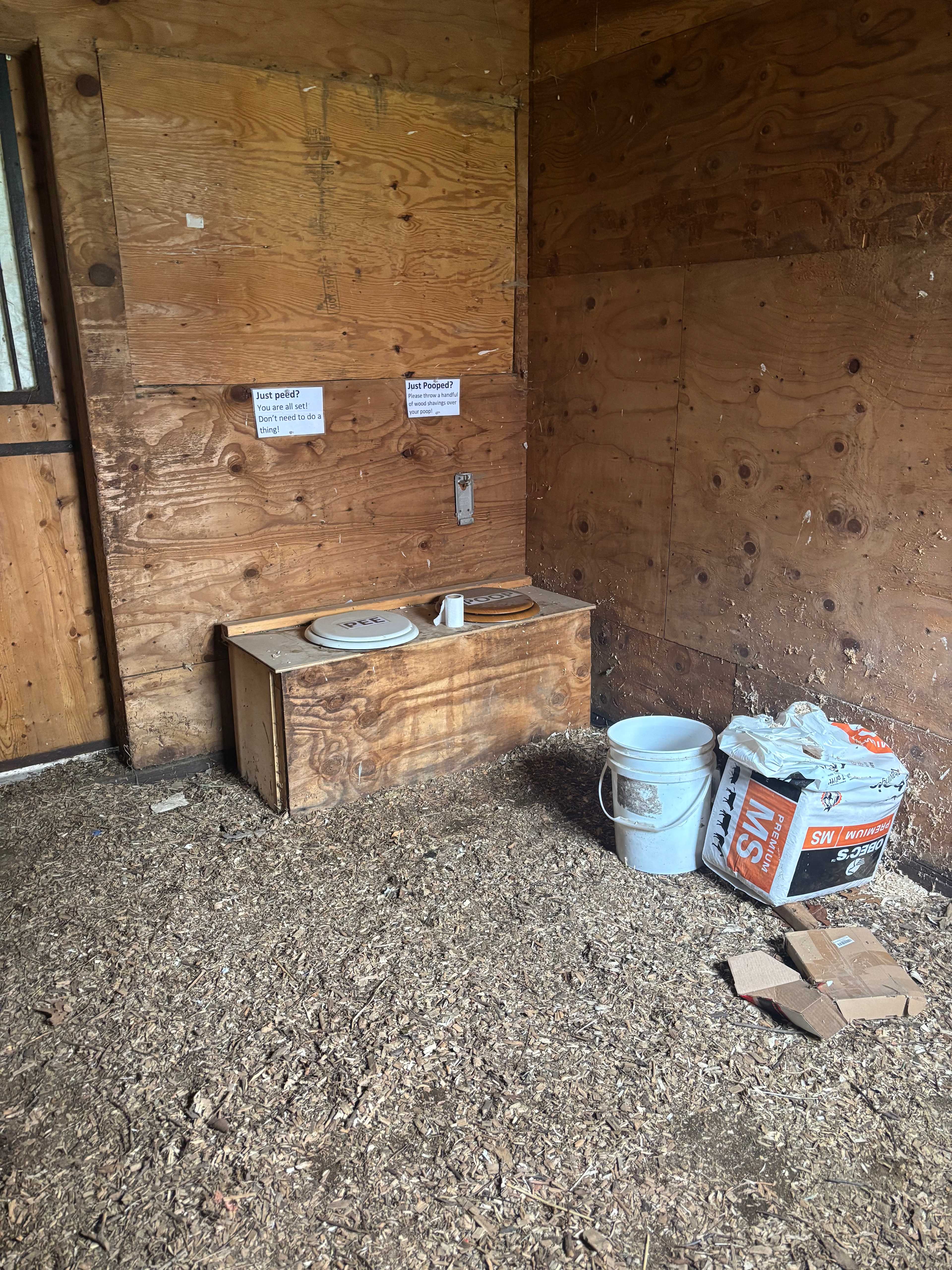 compost toilets!