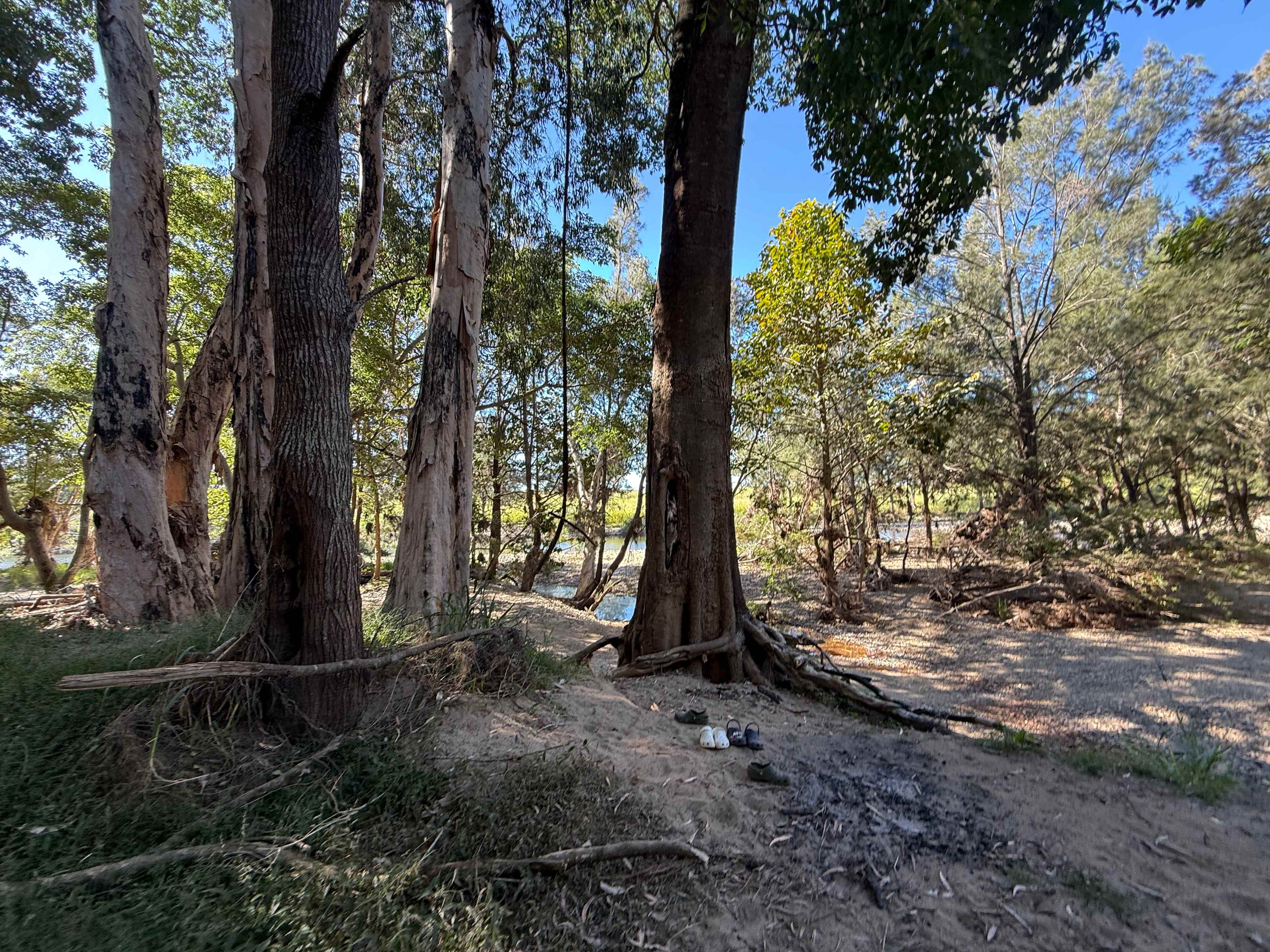 Creek and Antique Camping