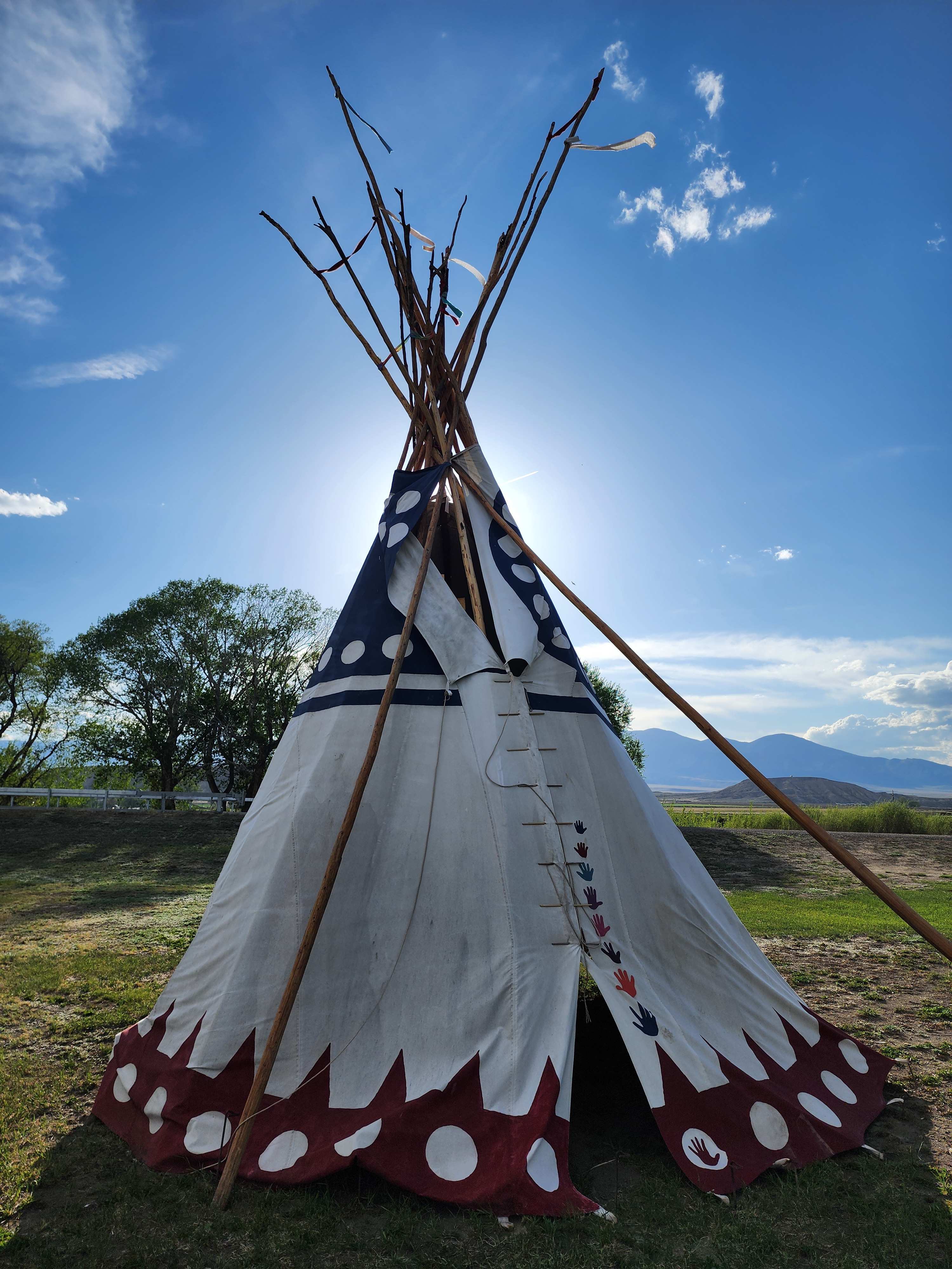 Teepee on site as an option.