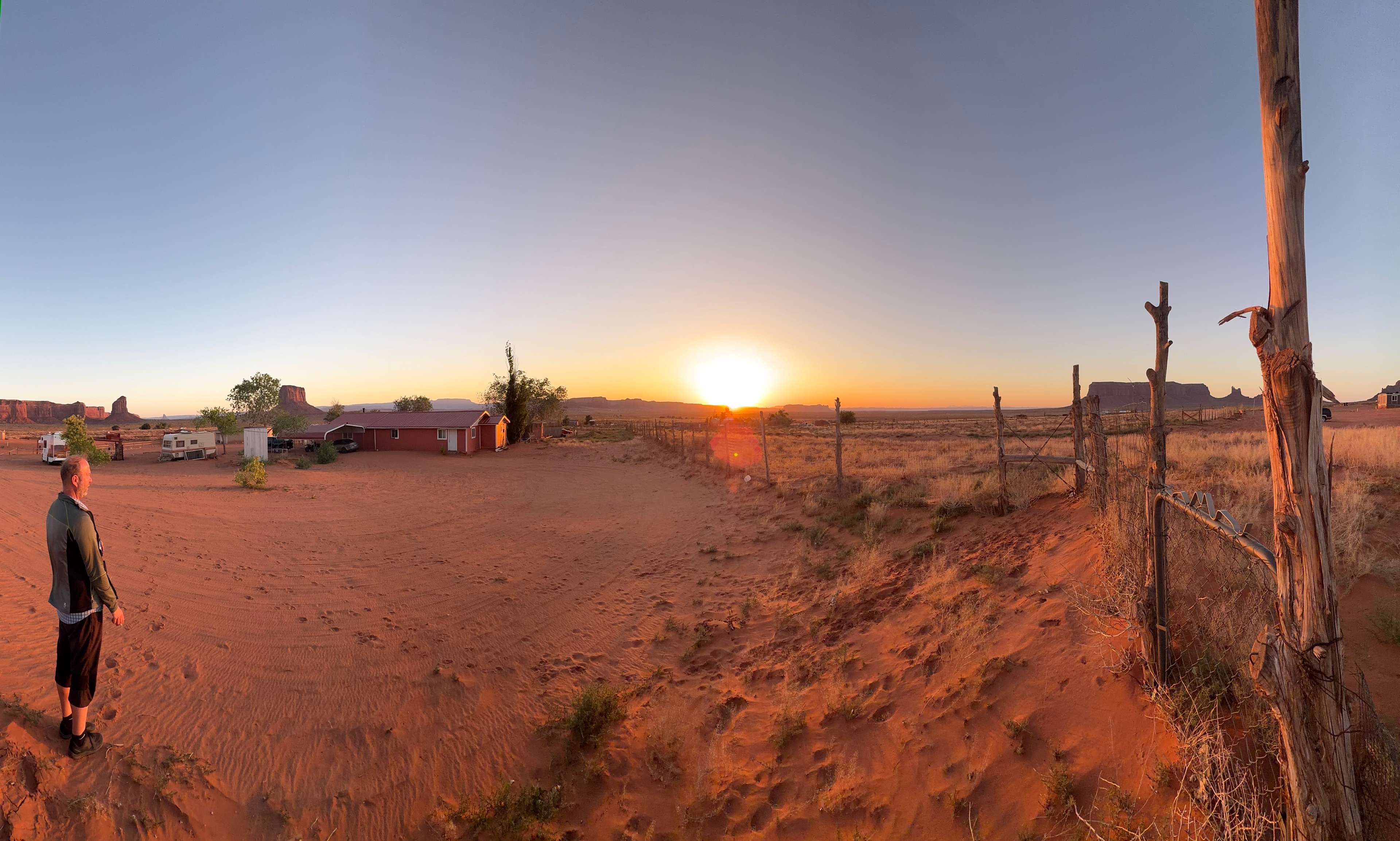 Sunrise camping