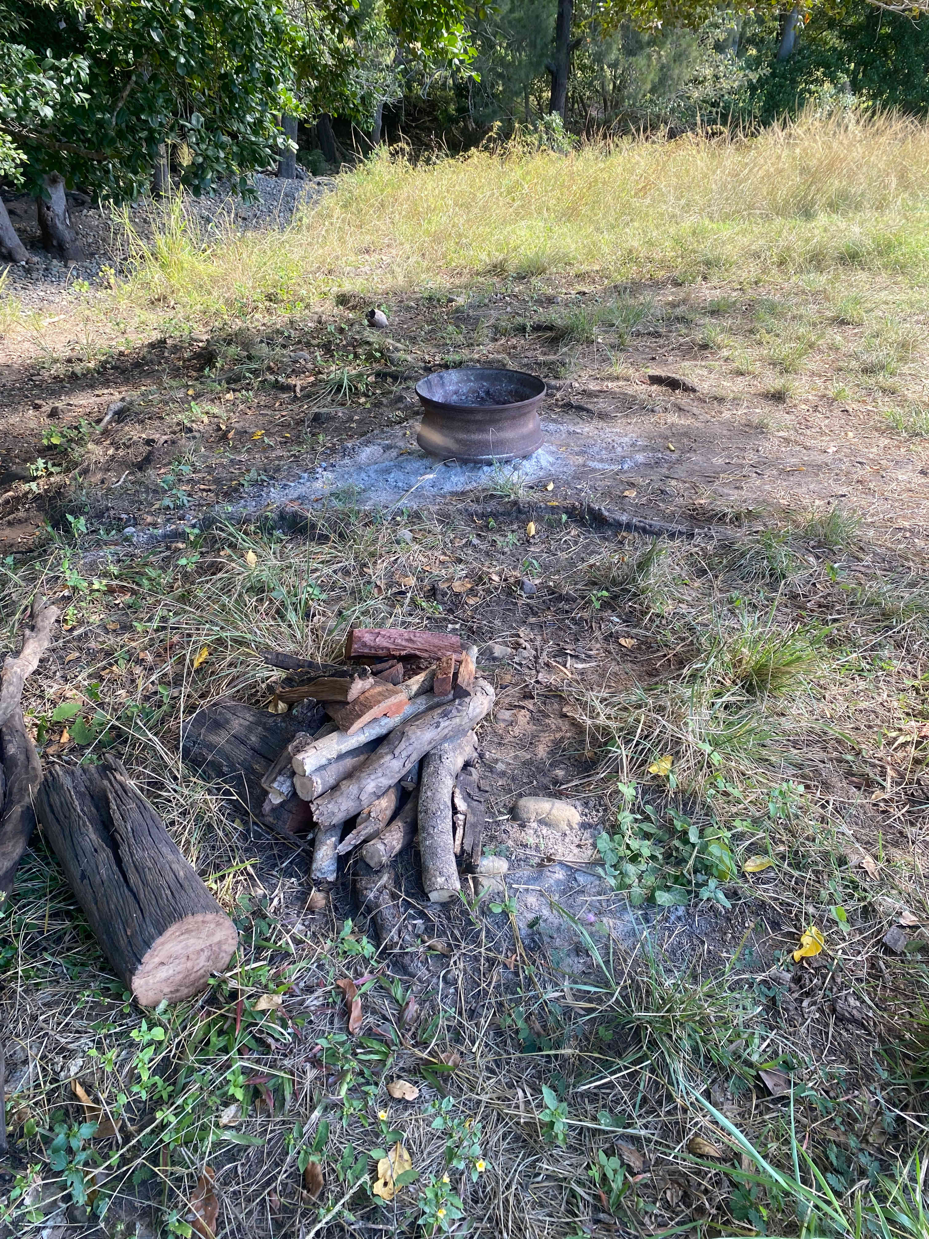 Fire pit supplied 