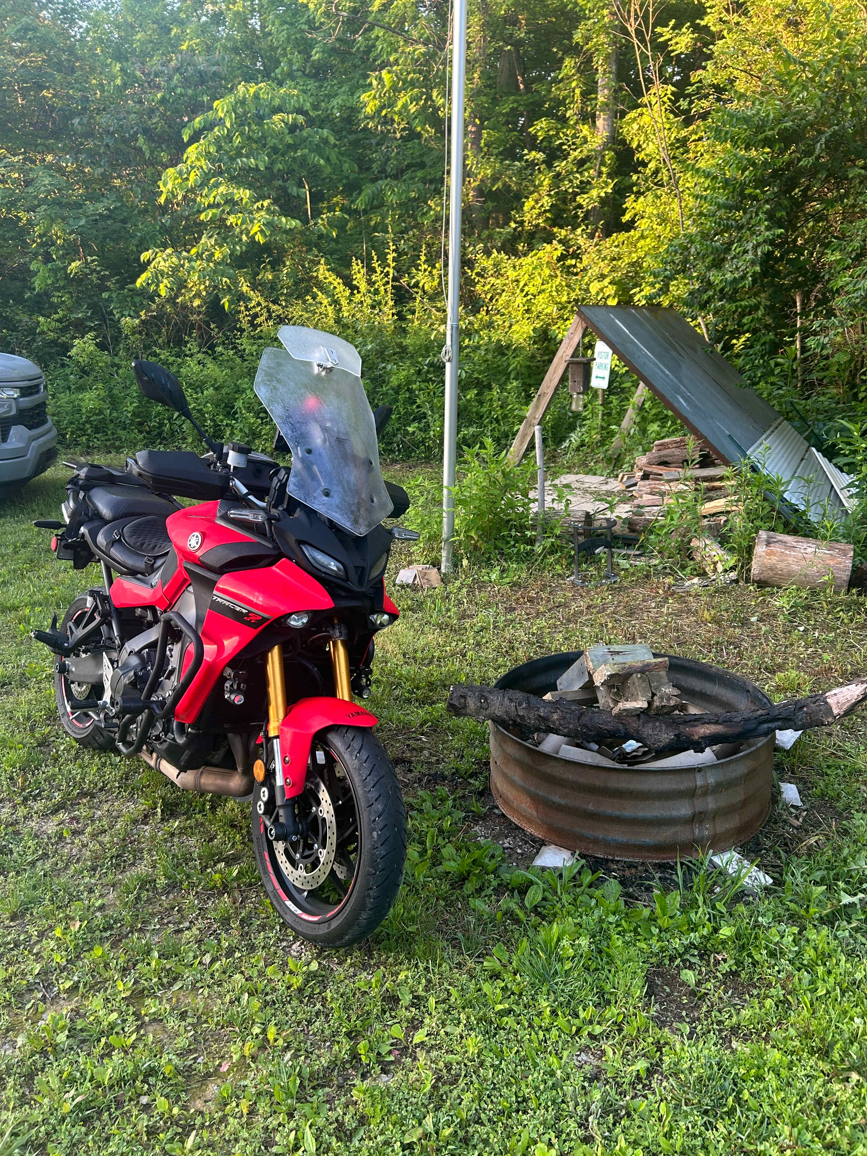 Was rough to get up due to the gravel driveway but when there’s a will there’s a way 