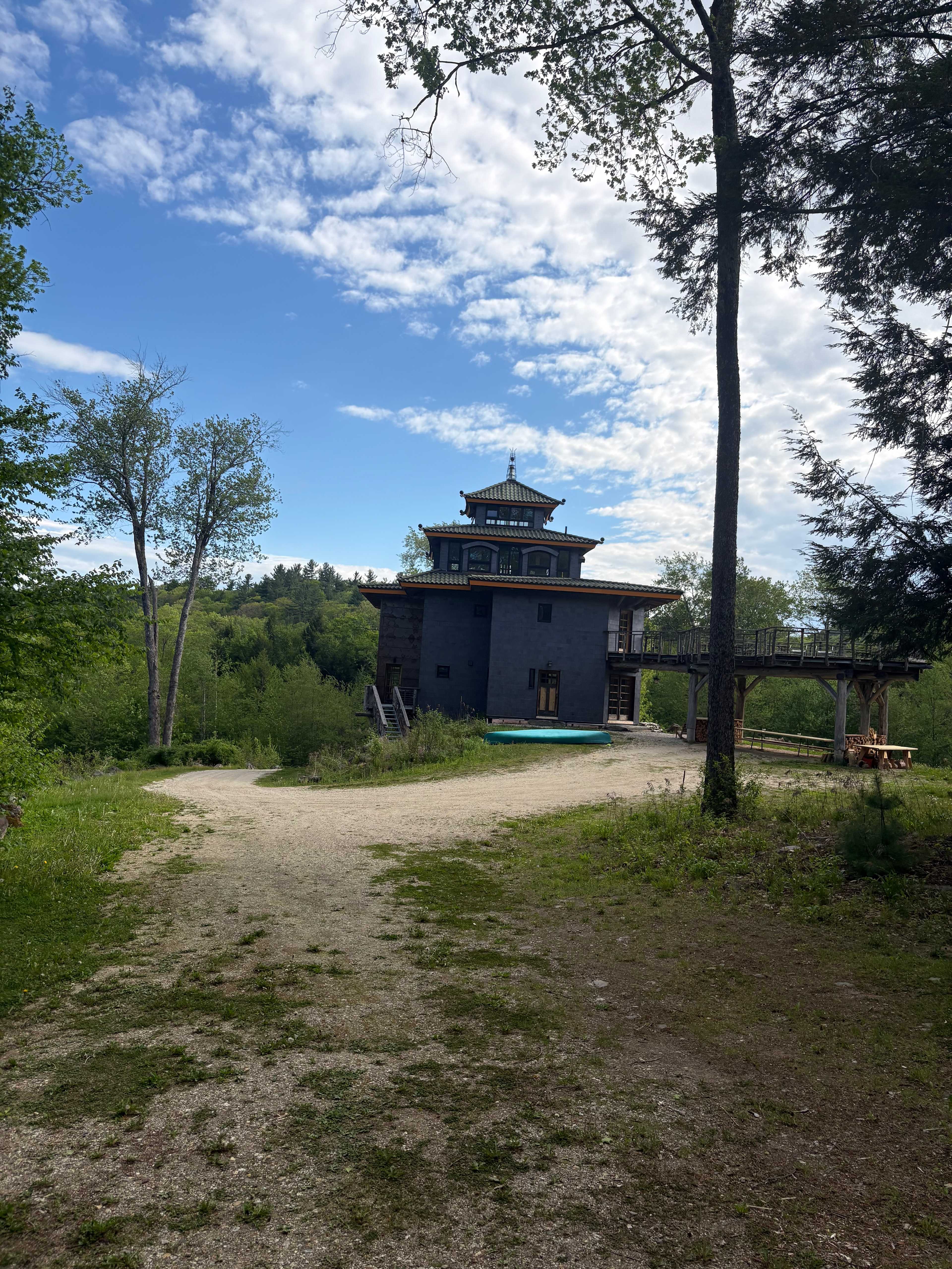 Main house, view from cabin area