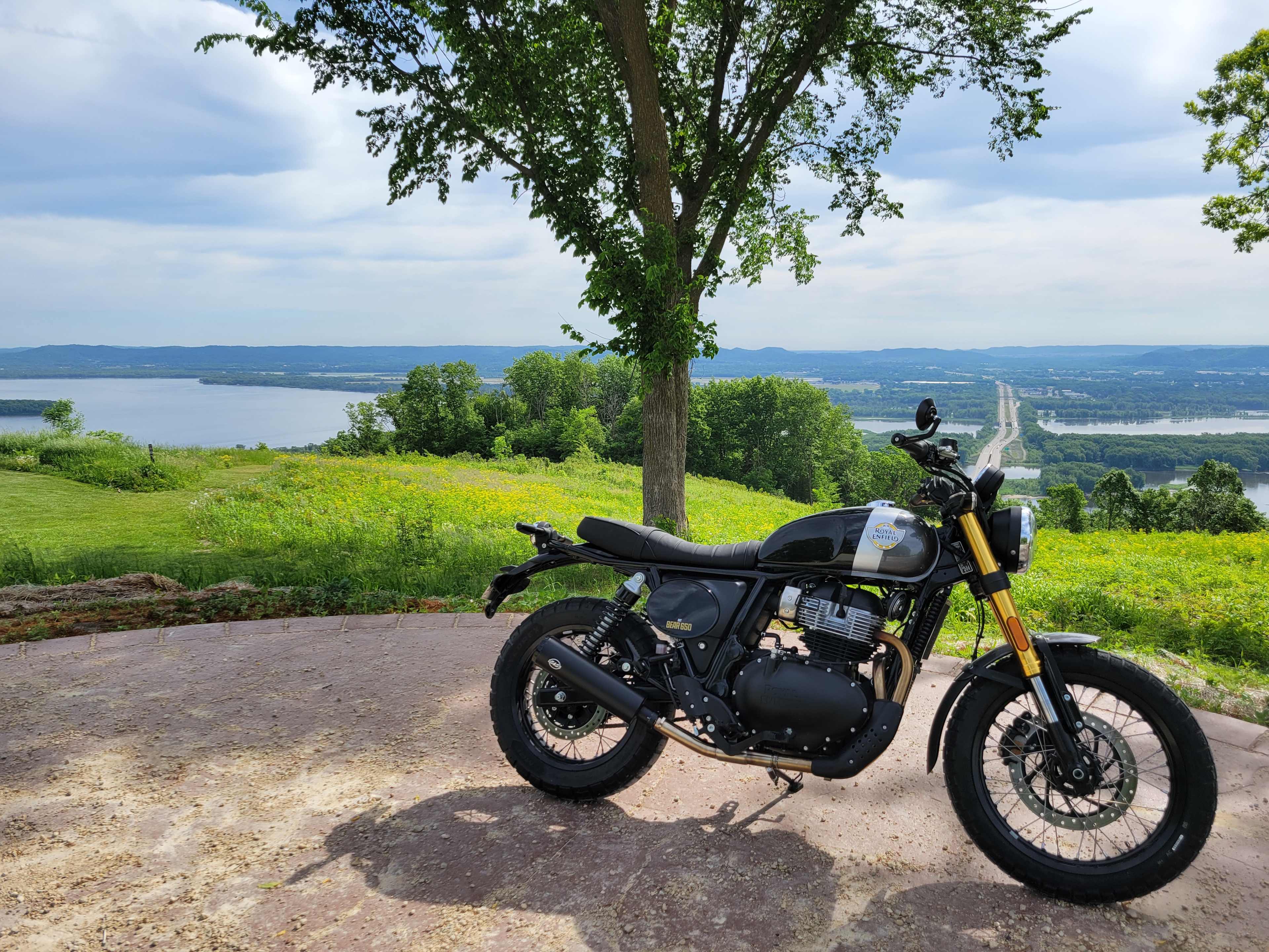 The near by overlook. 