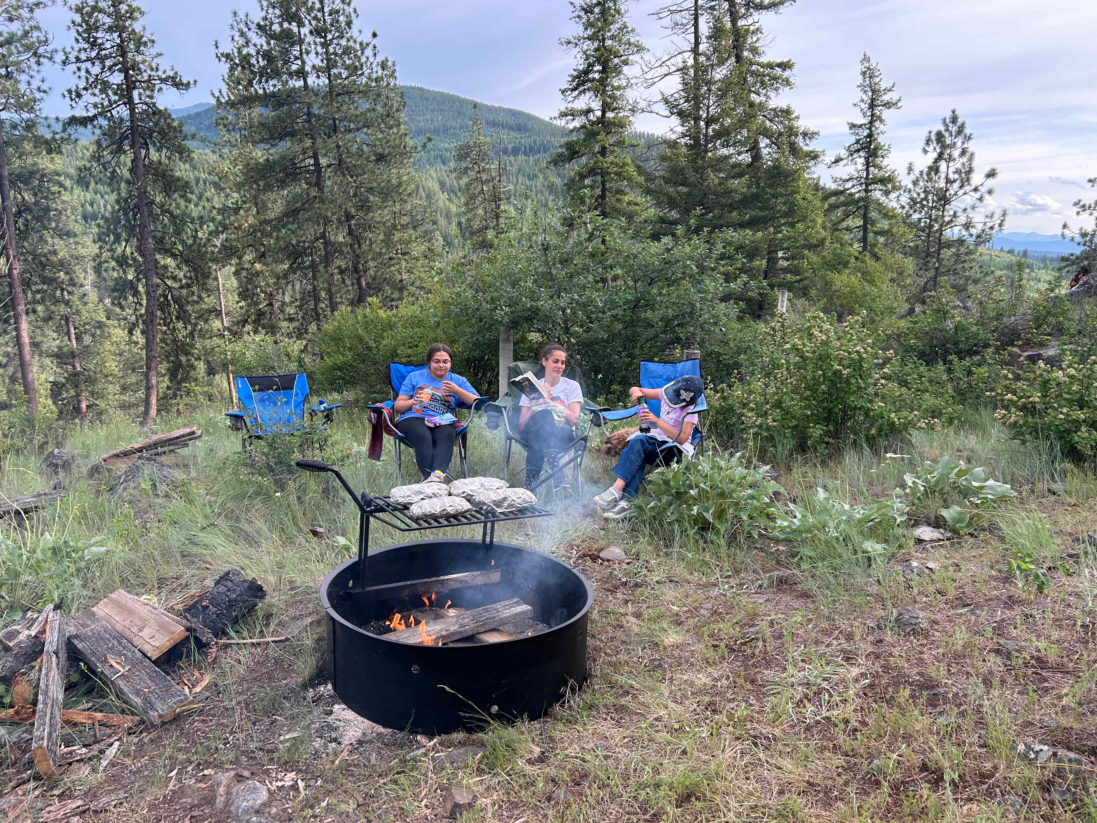 Mountainous River Camp