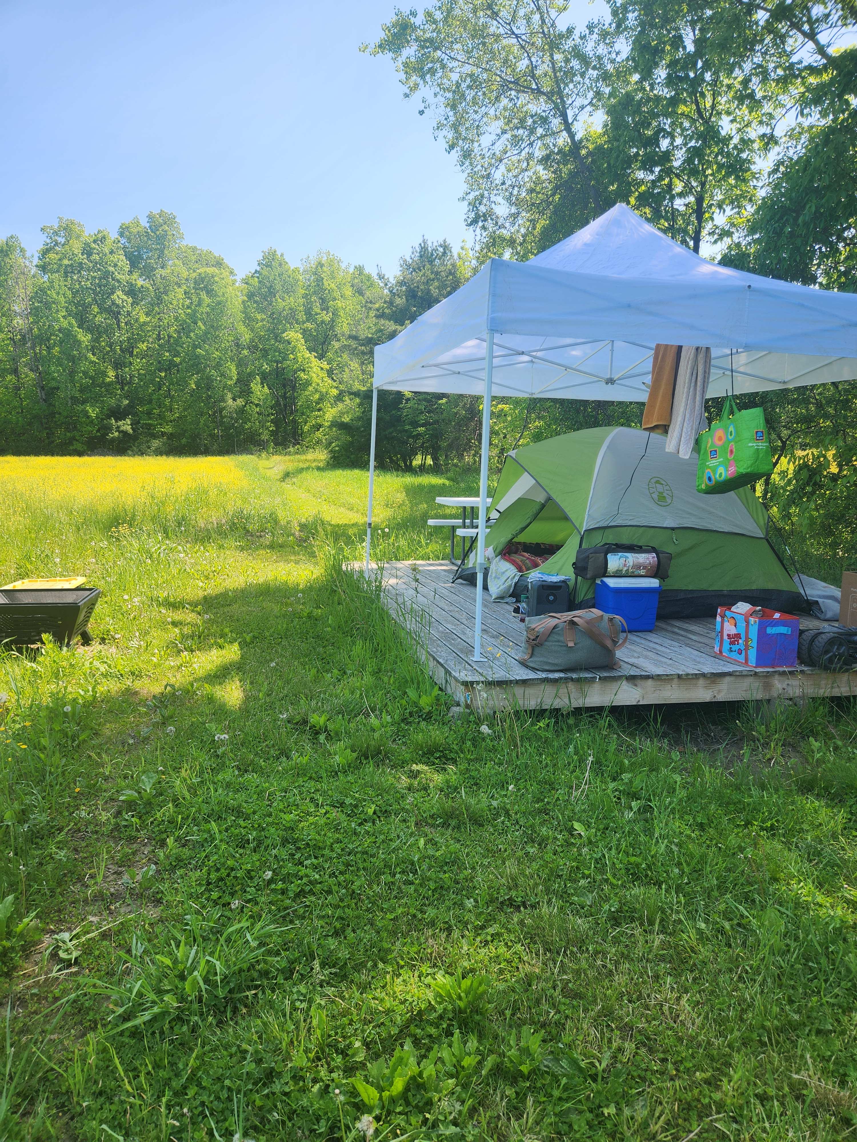 platform camping